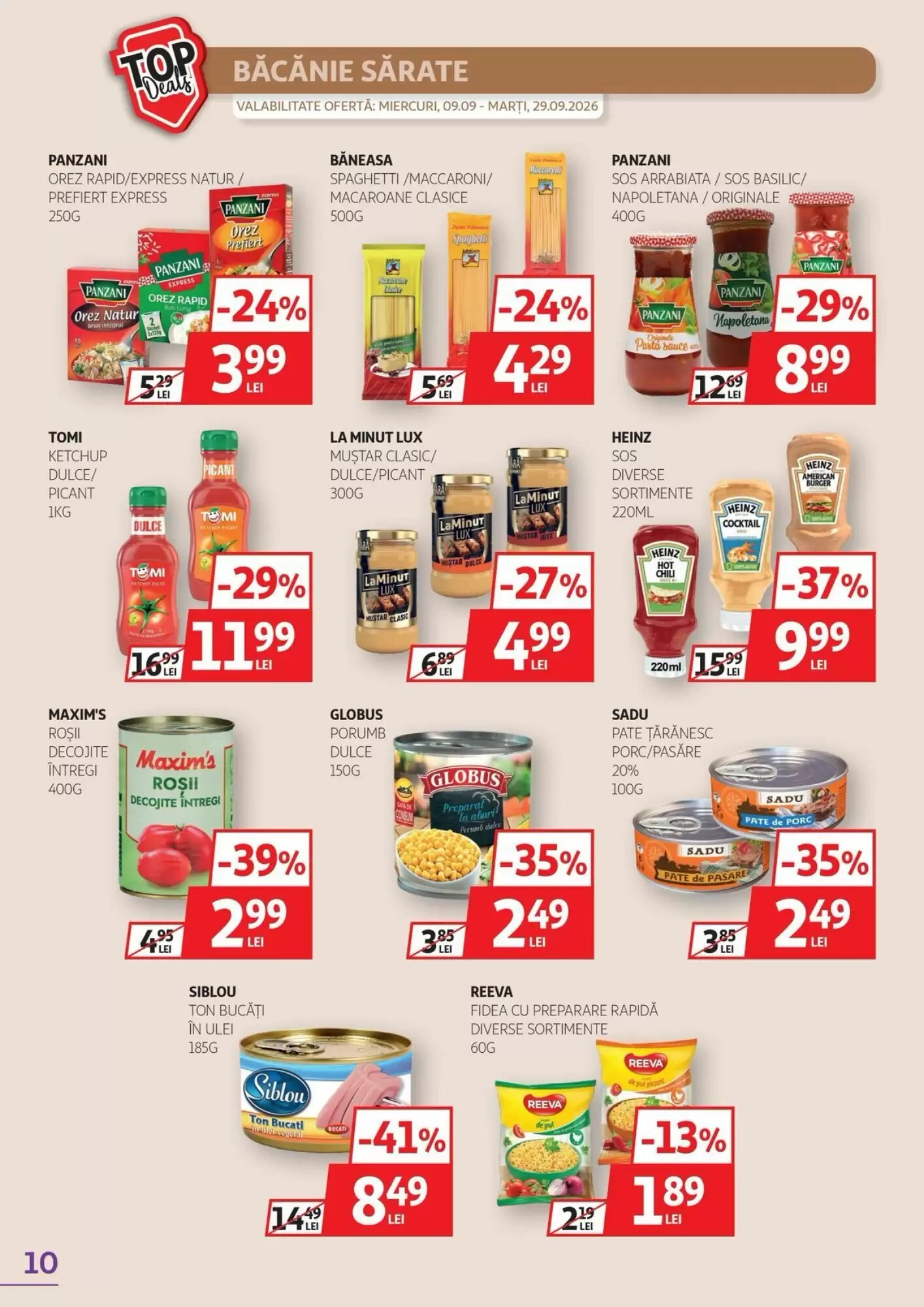 Catalogul cu oferte Auchan valabil de la 09.09.2026 - Pagina 10.