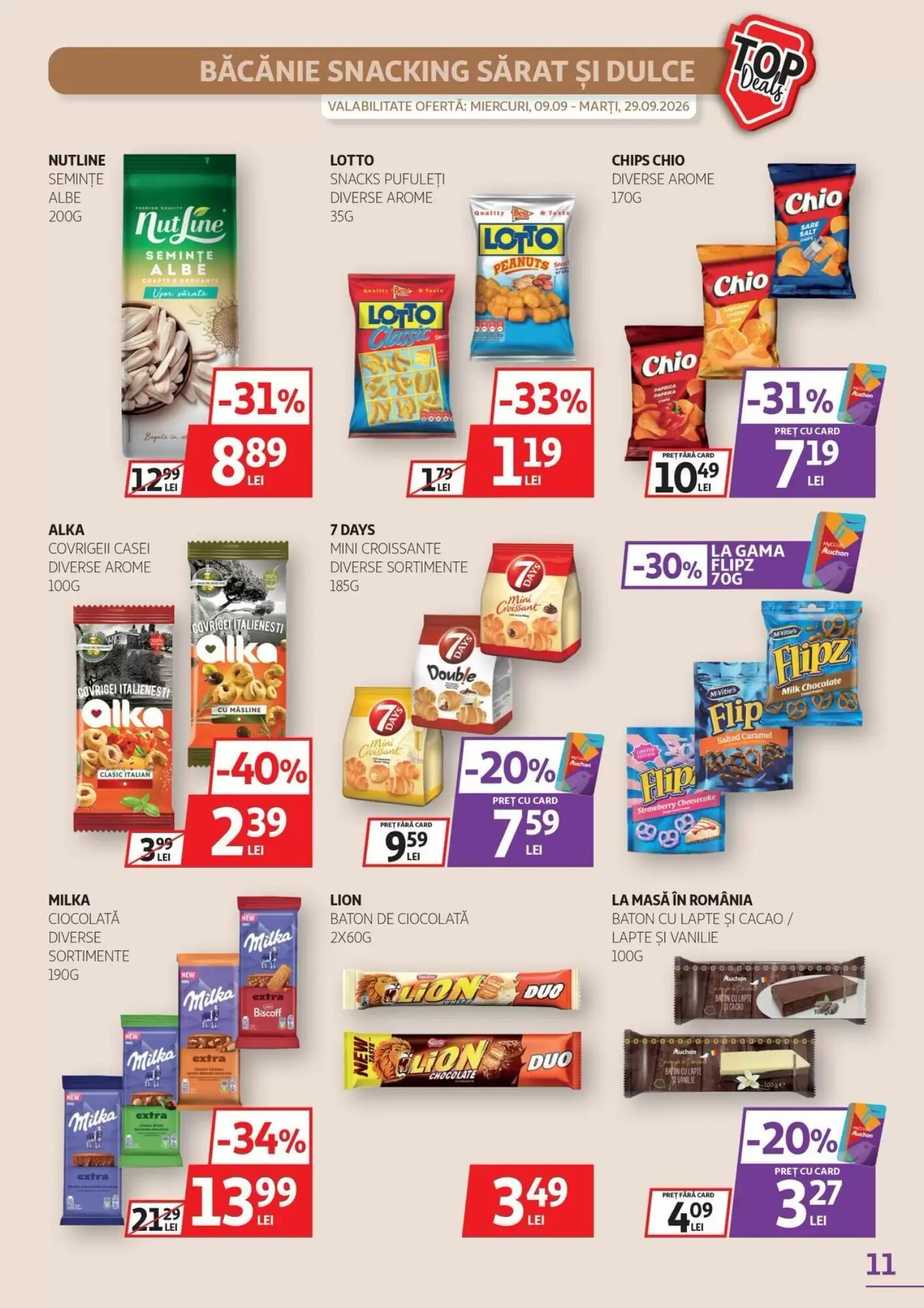 Catalogul cu oferte Auchan valabil de la 09.09.2026 - Pagina 11.