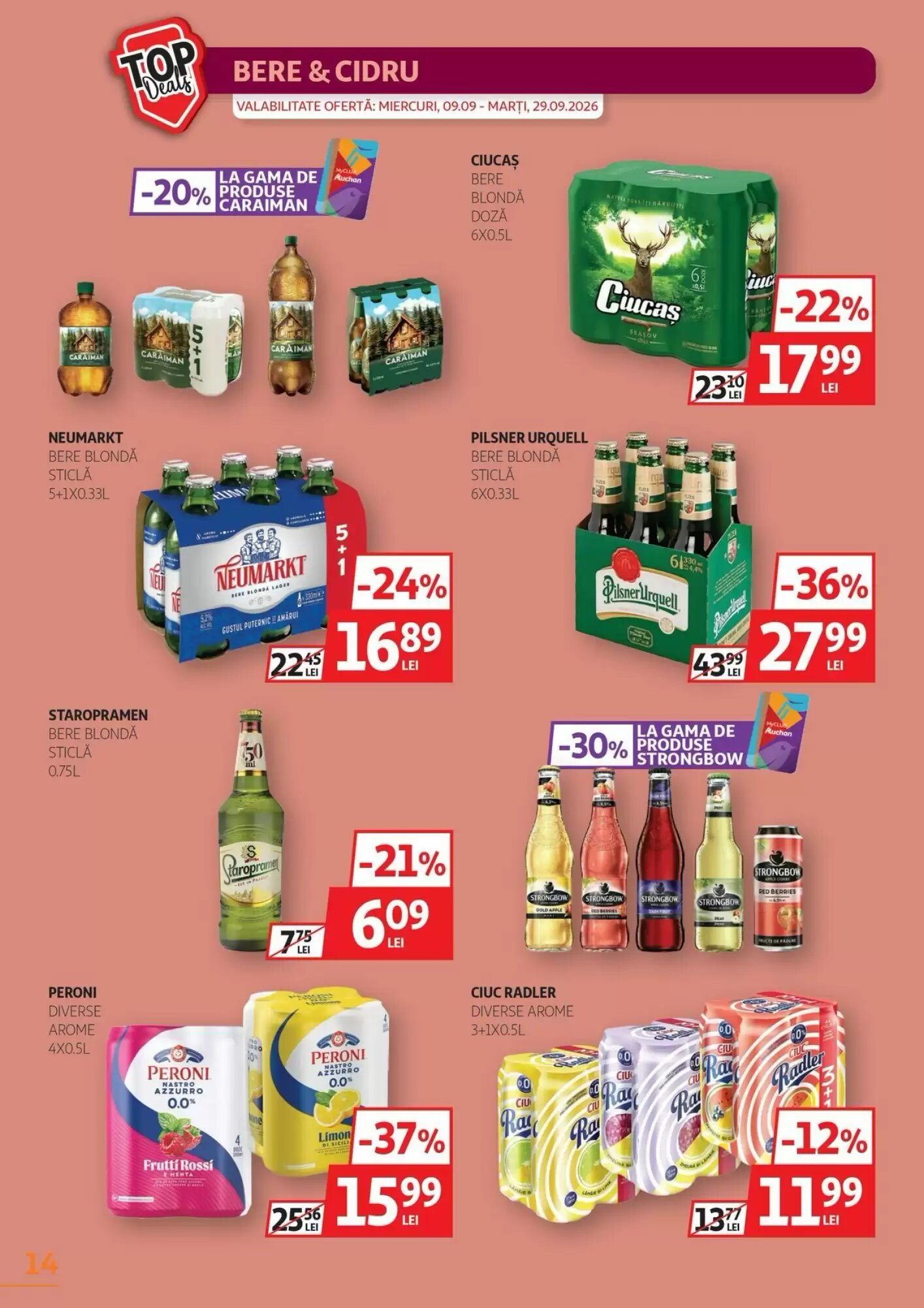 Catalogul cu oferte Auchan valabil de la 09.09.2026 - Pagina 14.