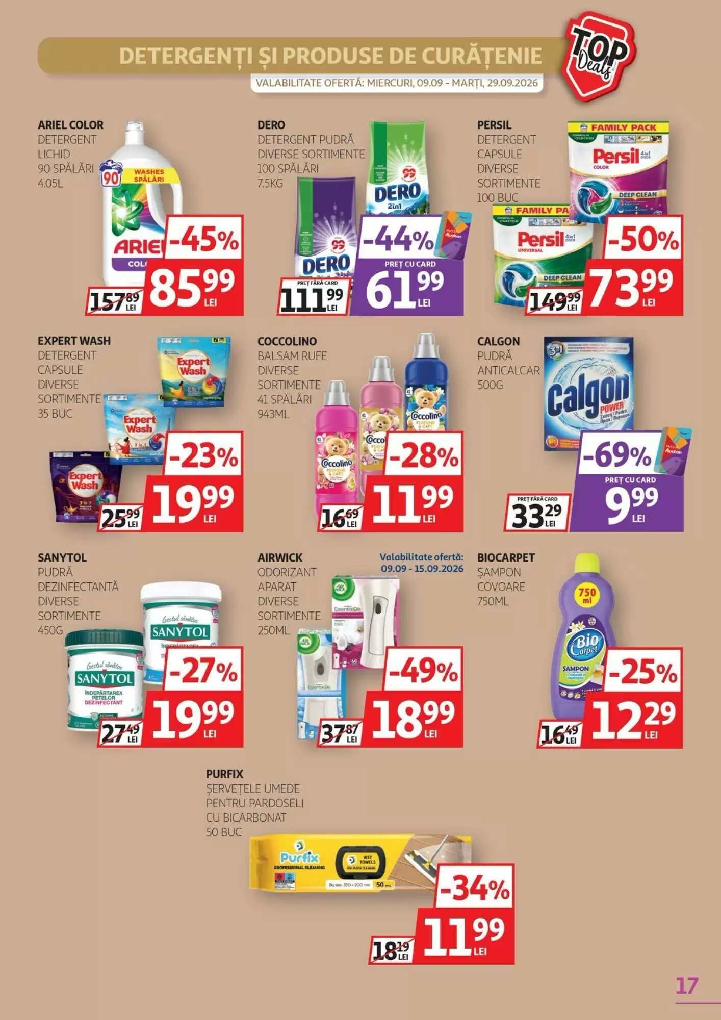 Catalogul cu oferte Auchan valabil de la 09.09.2026 - Pagina 17.