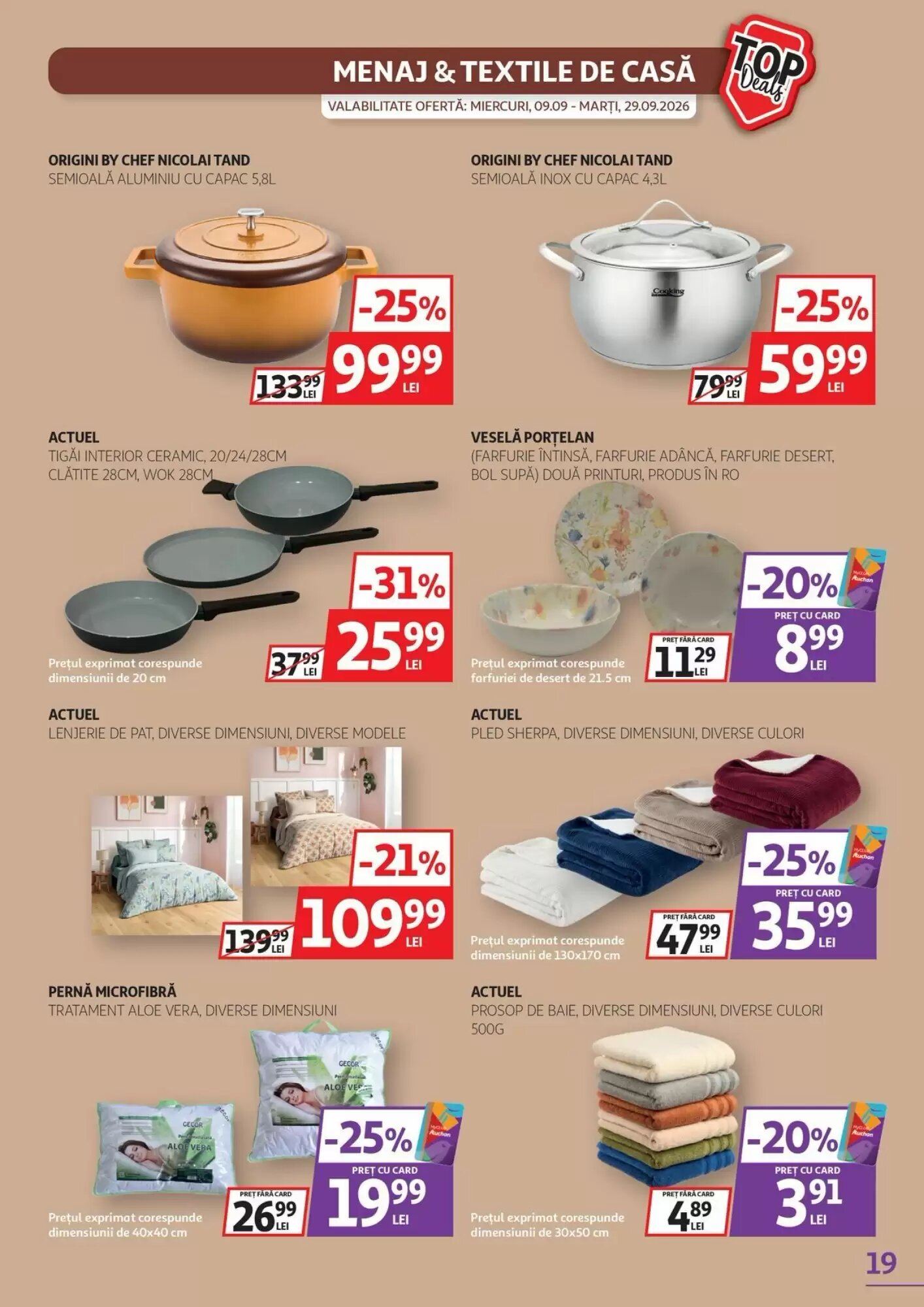 Catalogul cu oferte Auchan valabil de la 09.09.2026 - Pagina 19.