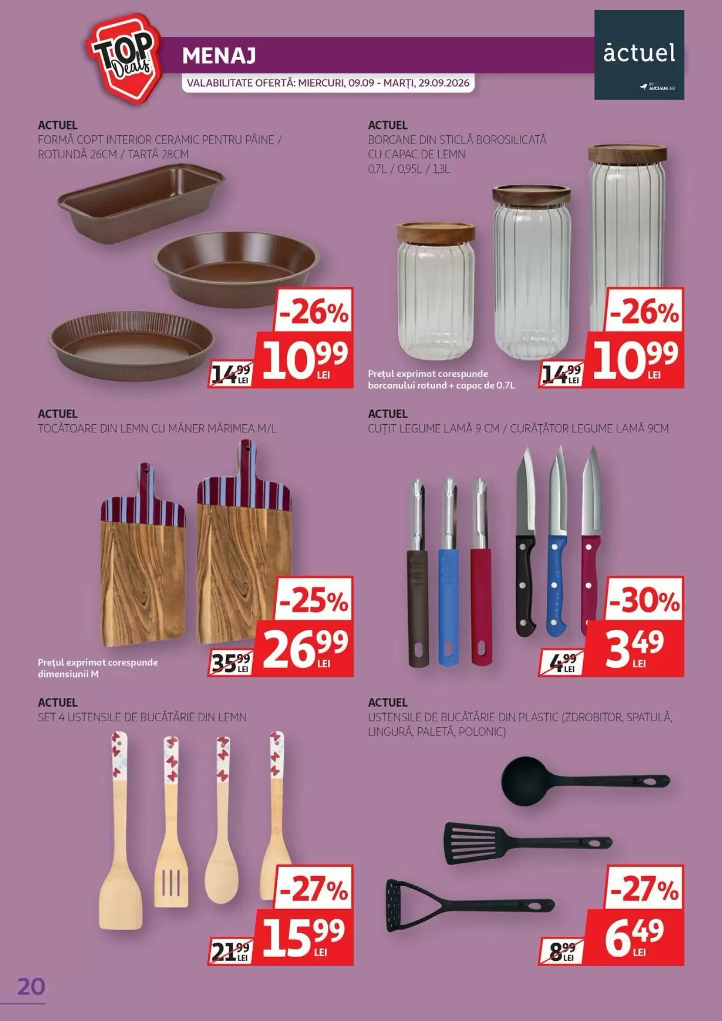 Catalogul cu oferte Auchan valabil de la 09.09.2026 - Pagina 20.