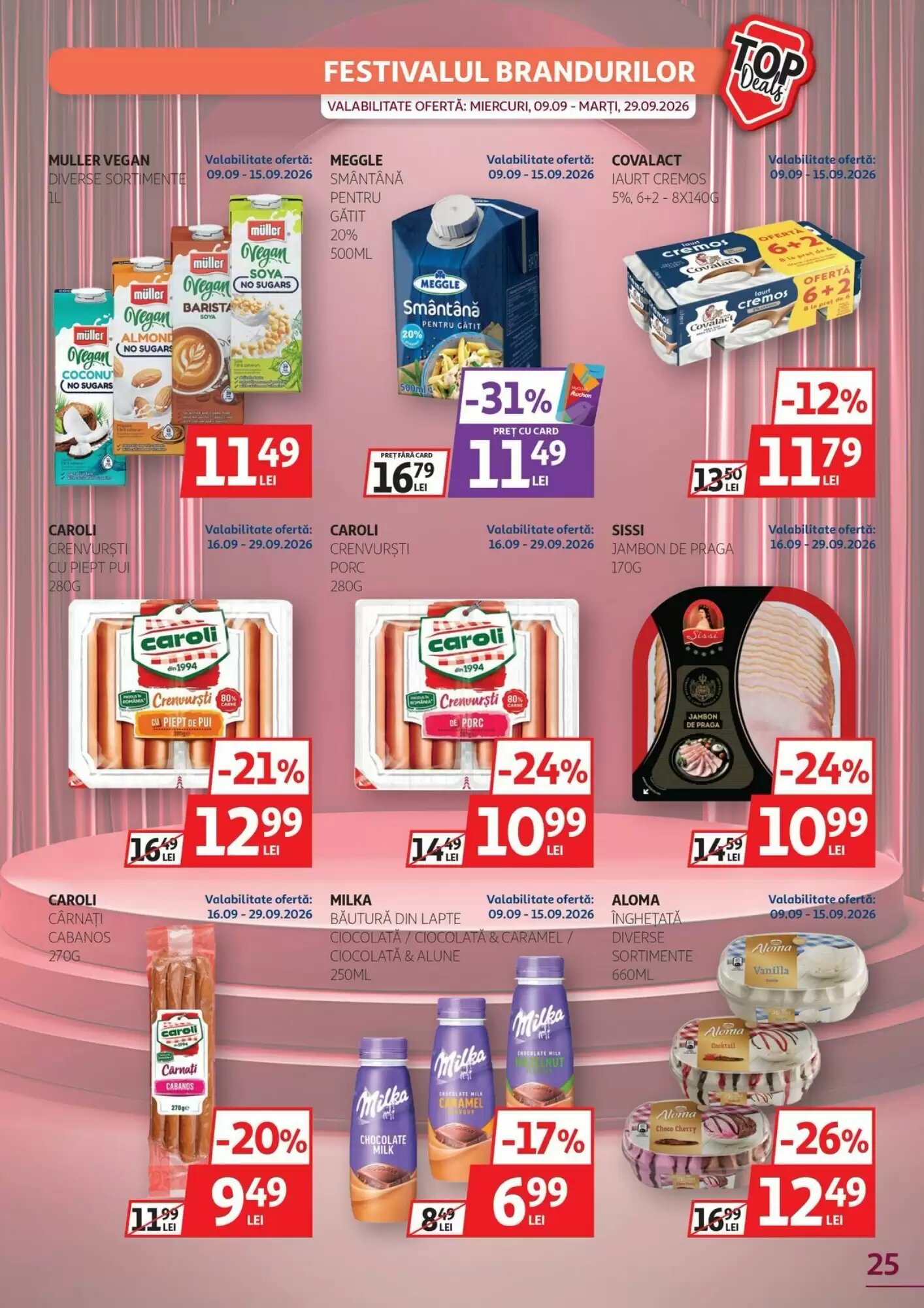 Catalogul cu oferte Auchan valabil de la 09.09.2026 - Pagina 25.