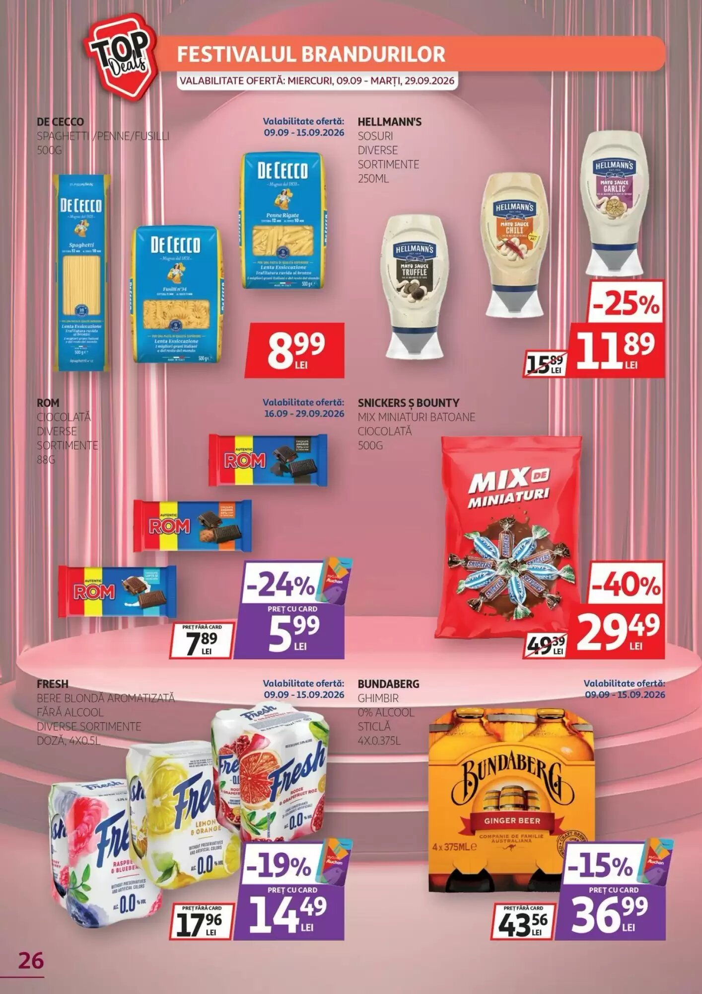 Catalogul cu oferte Auchan valabil de la 09.09.2026 - Pagina 26.