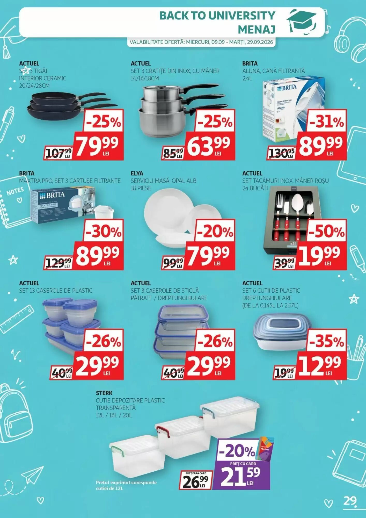 Catalogul cu oferte Auchan valabil de la 09.09.2026 - Pagina 29.