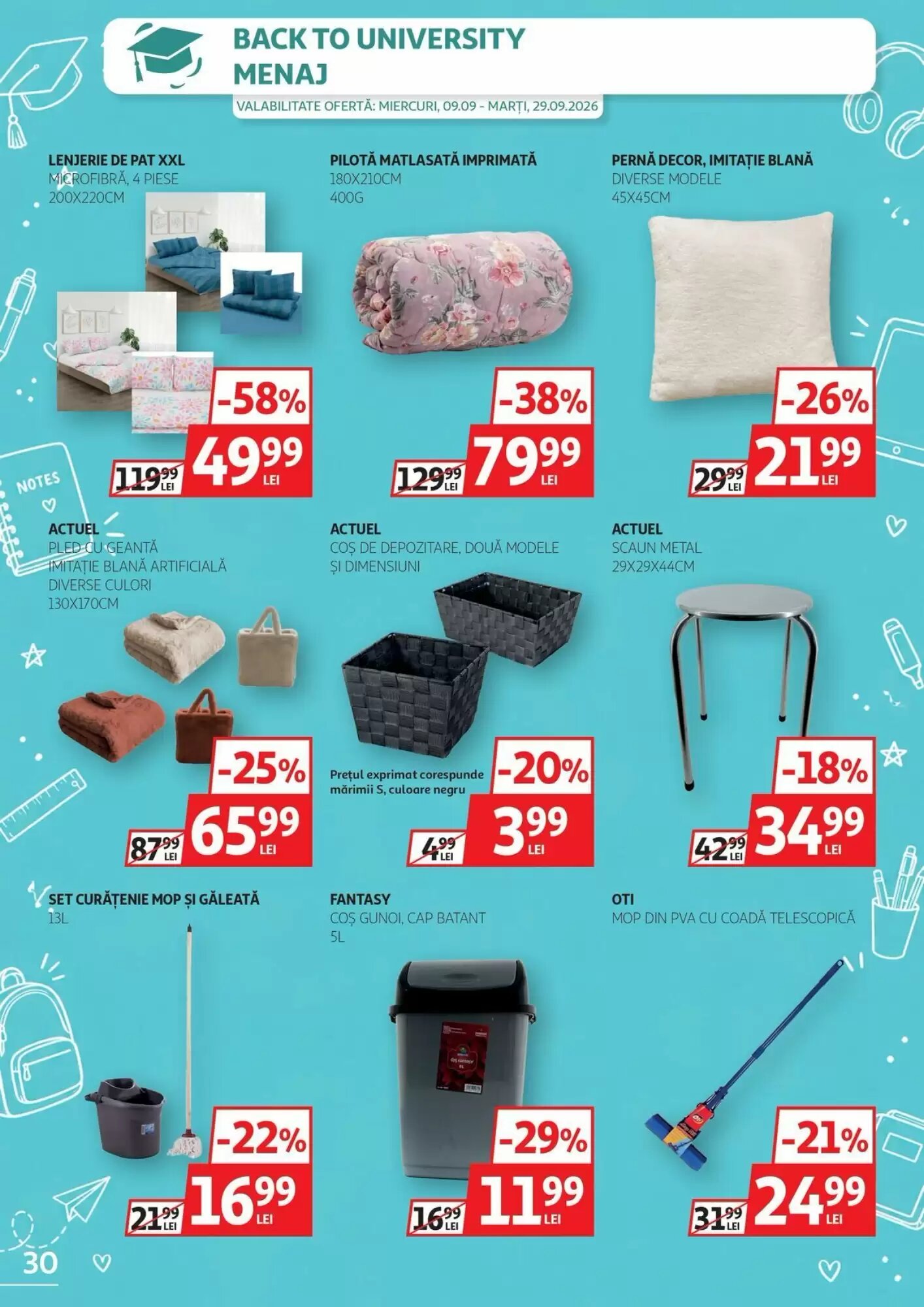 Catalogul cu oferte Auchan valabil de la 09.09.2026 - Pagina 30.