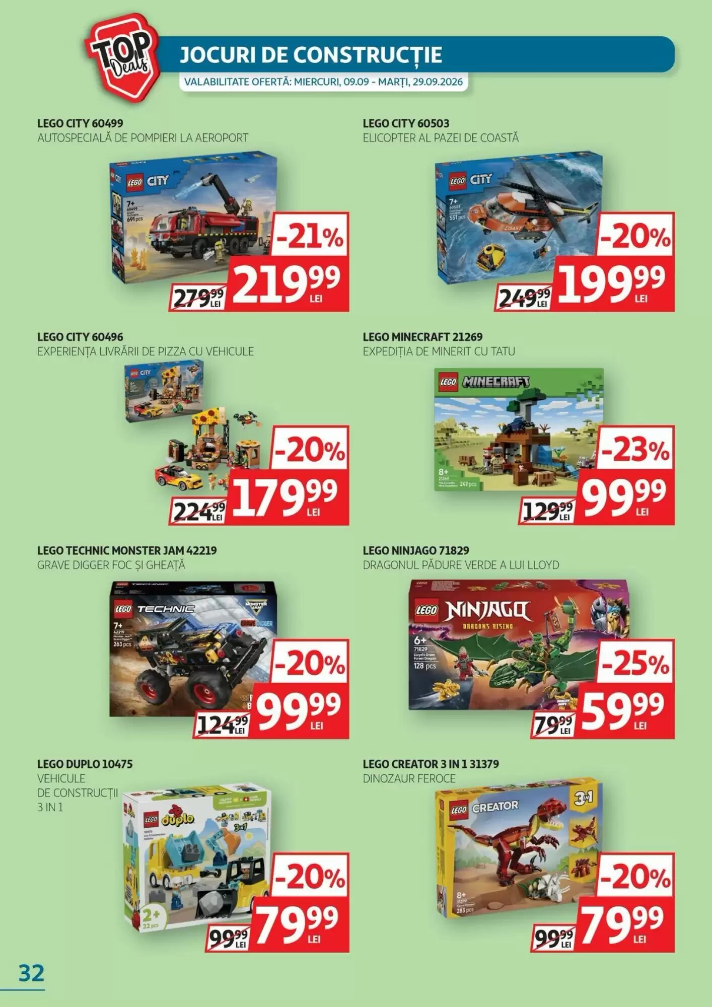 Catalogul cu oferte Auchan valabil de la 09.09.2026 - Pagina 32.