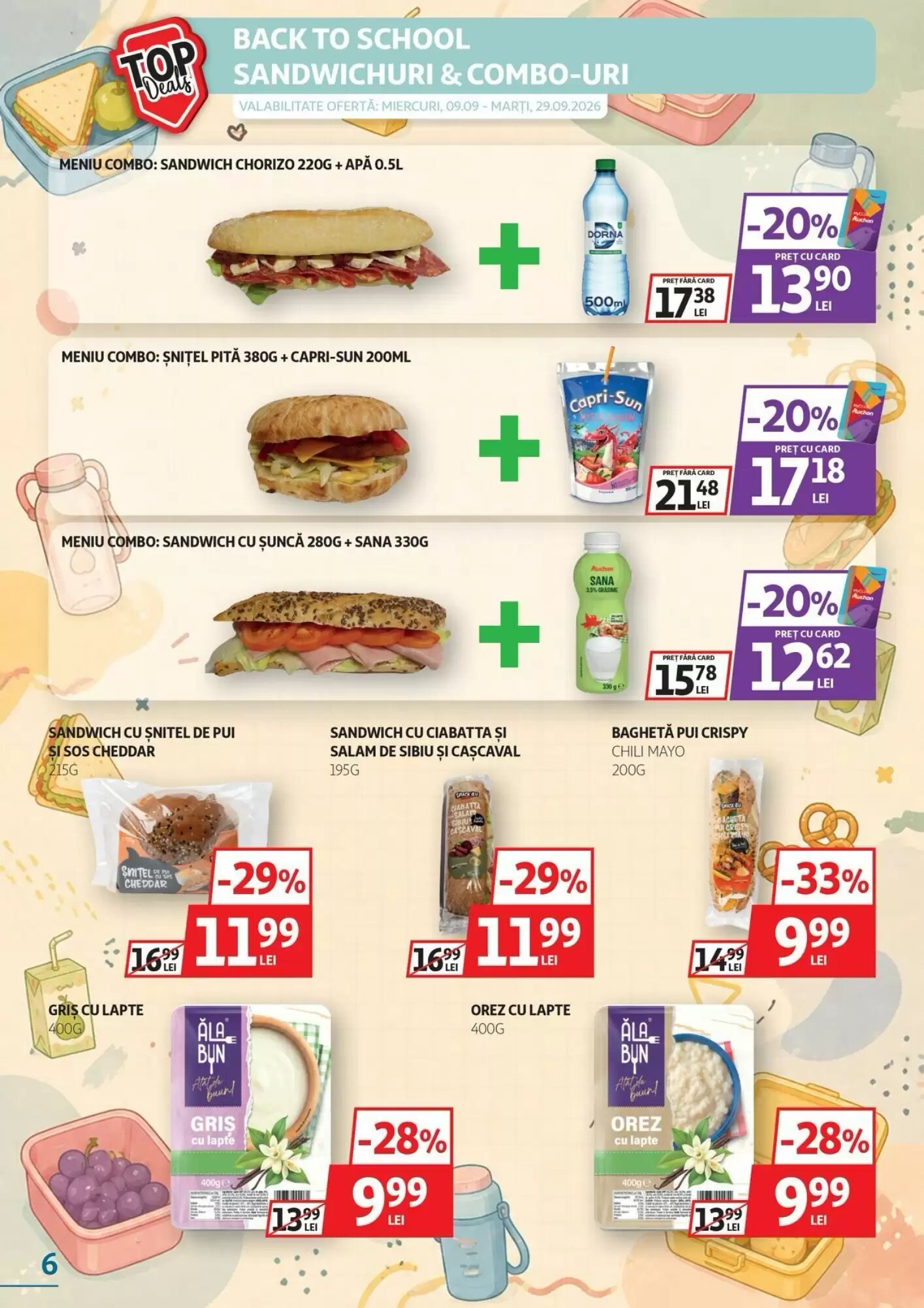 Catalogul cu oferte Auchan valabil de la 09.09.2026 - Pagina 6.