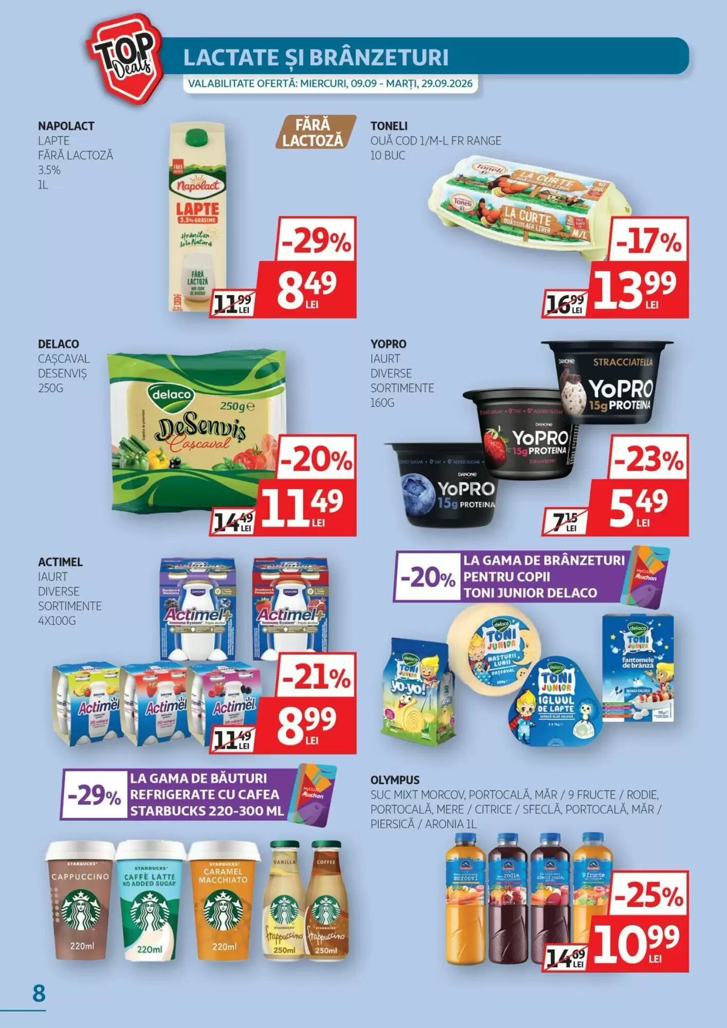 Catalogul cu oferte Auchan valabil de la 09.09.2026 - Pagina 8.