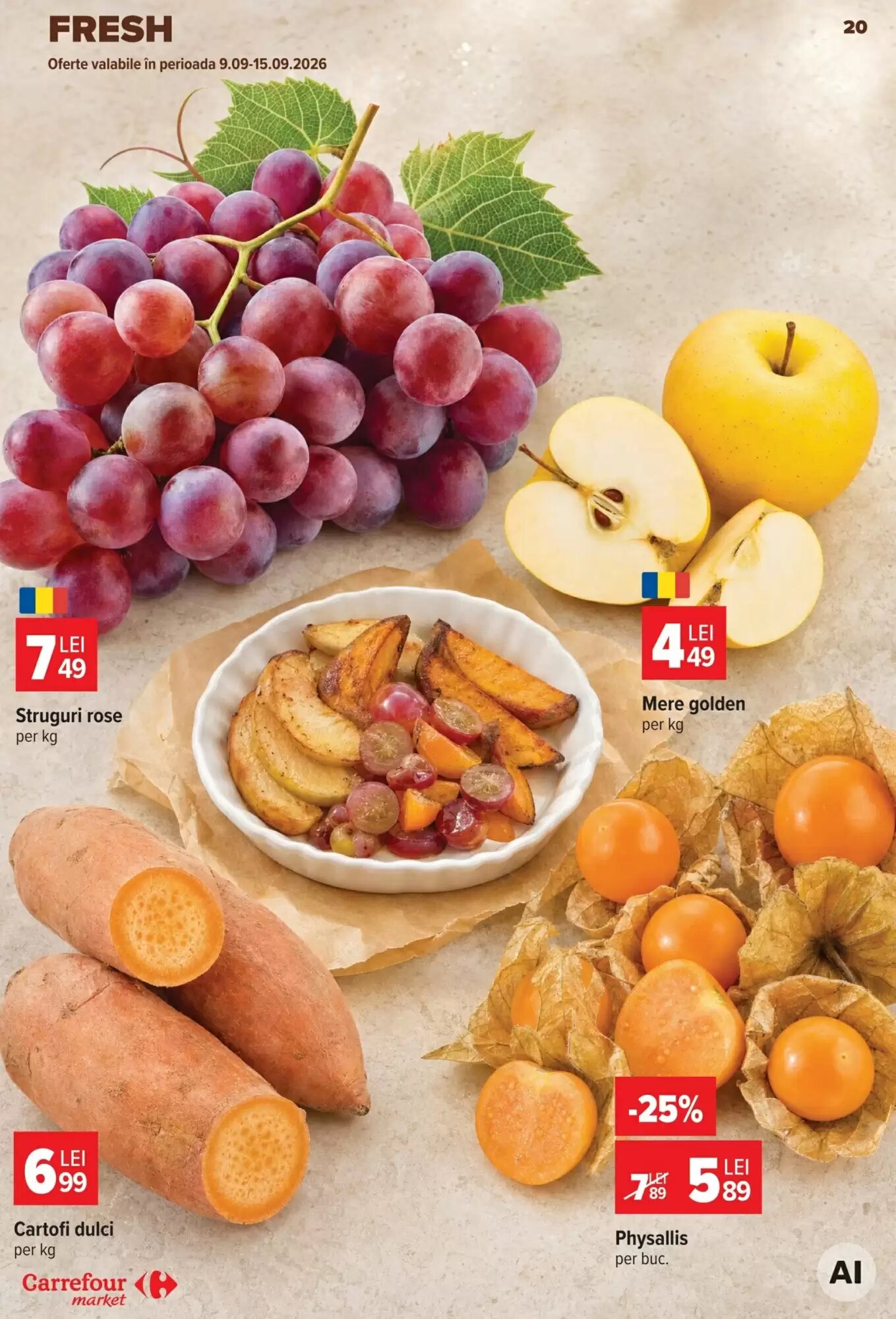 Catalogul cu oferte Carrefour Market valabil de la 09.09.2026 - Pagina 20.
