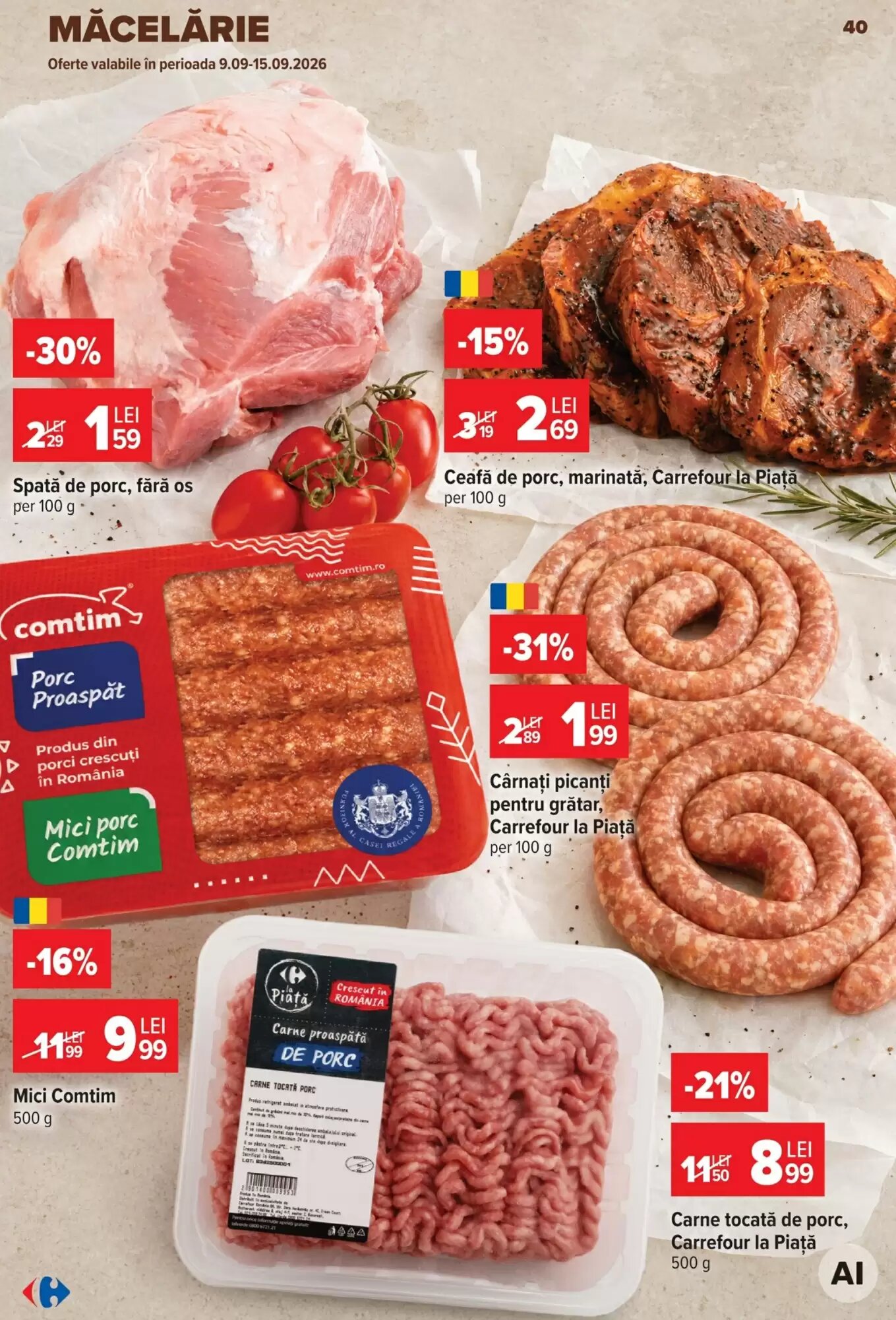 Catalogul cu oferte Carrefour valabil de la 09.09.2026 - Pagina 40.