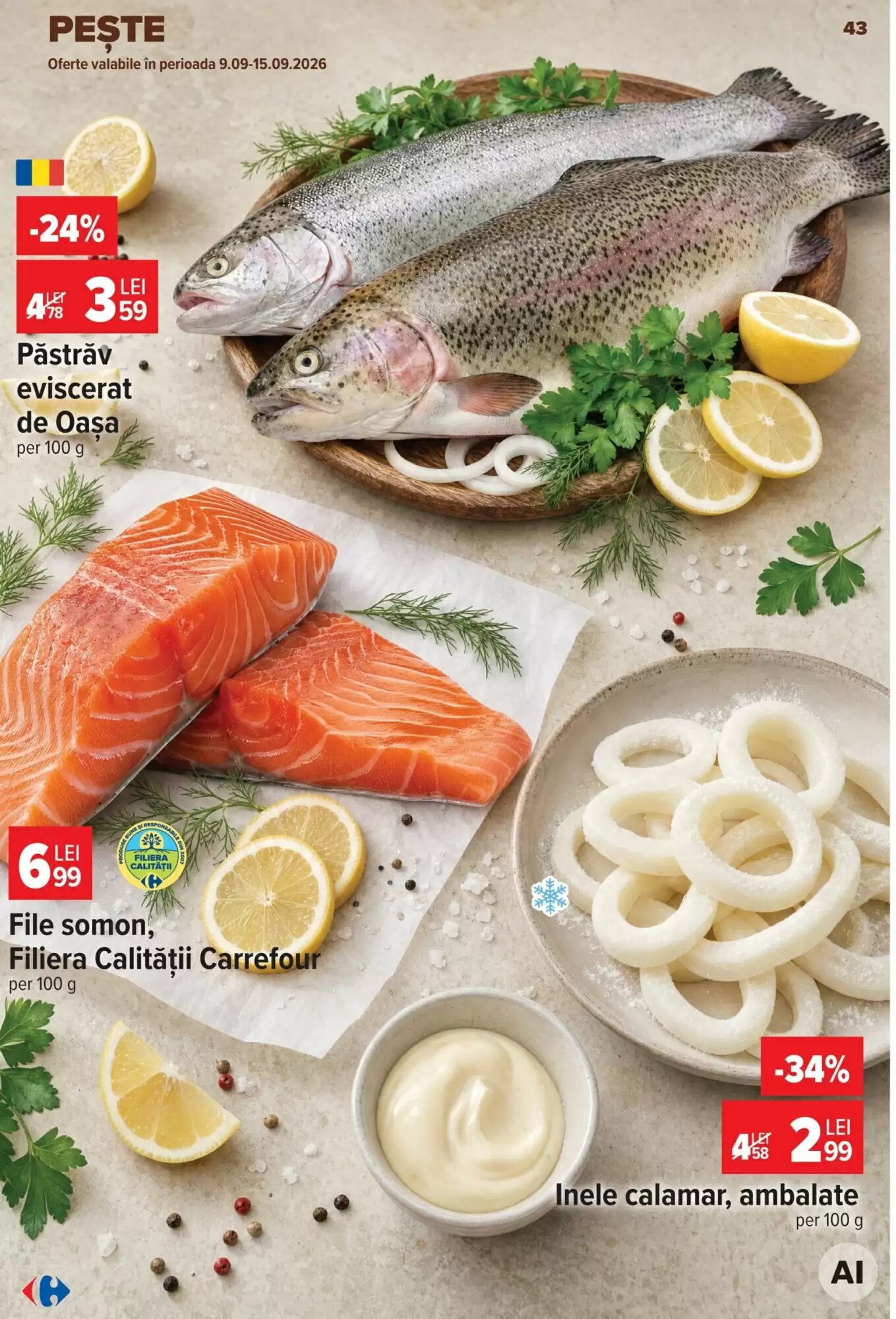Catalogul cu oferte Carrefour valabil de la 09.09.2026 - Pagina 43.