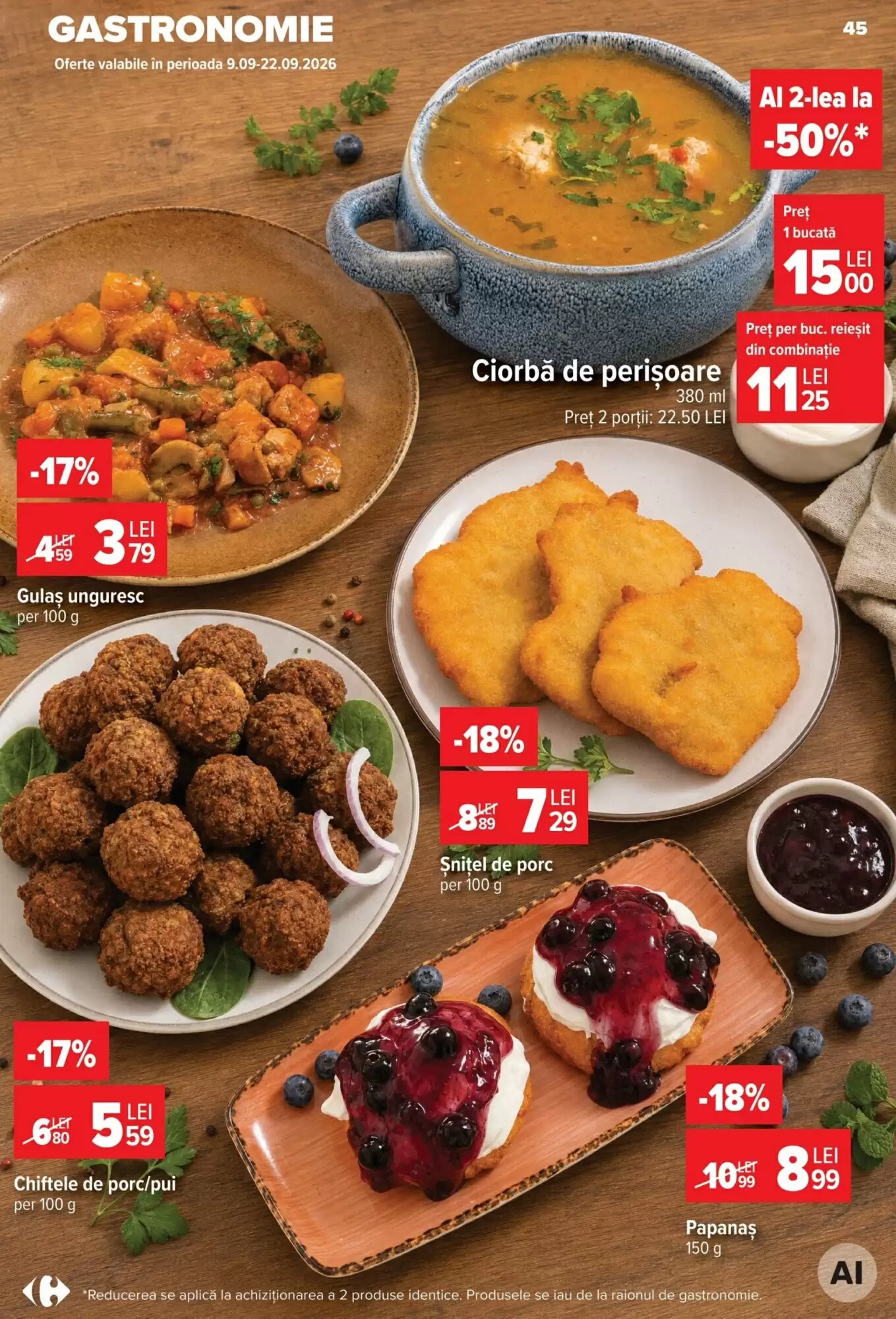 Catalogul cu oferte Carrefour valabil de la 09.09.2026 - Pagina 45.