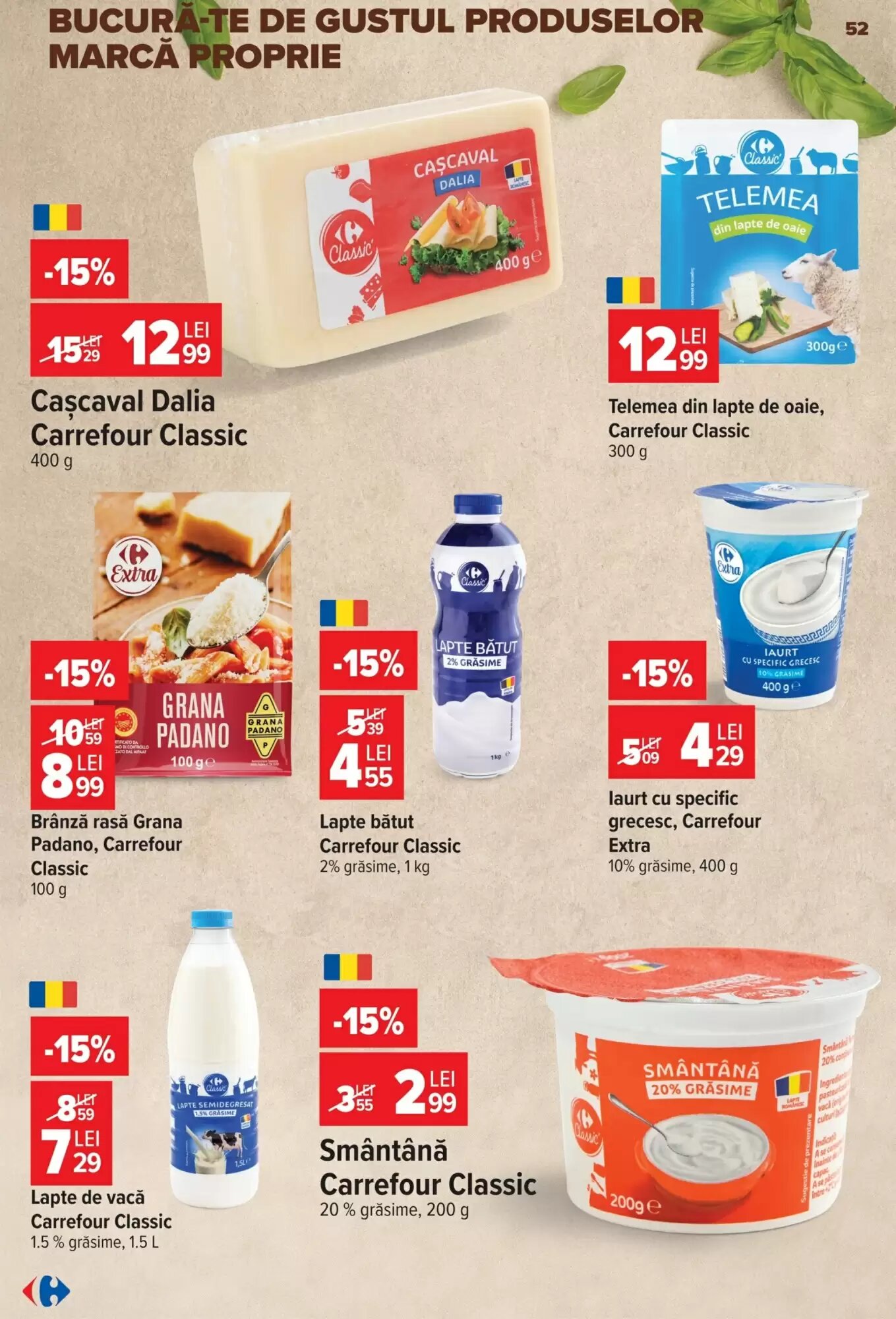 Catalogul cu oferte Carrefour valabil de la 09.09.2026 - Pagina 52.