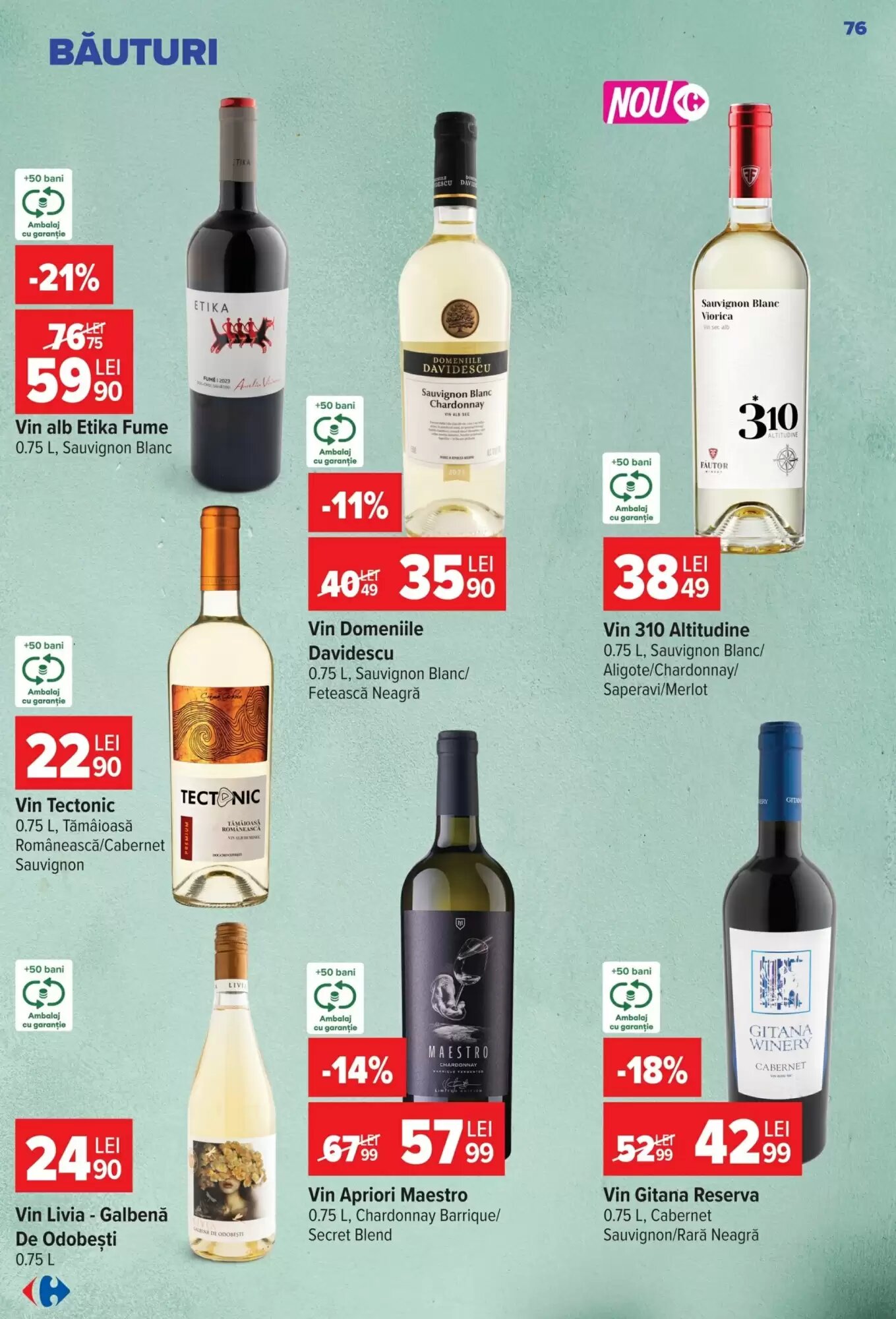 Catalogul cu oferte Carrefour valabil de la 09.09.2026 - Pagina 76.