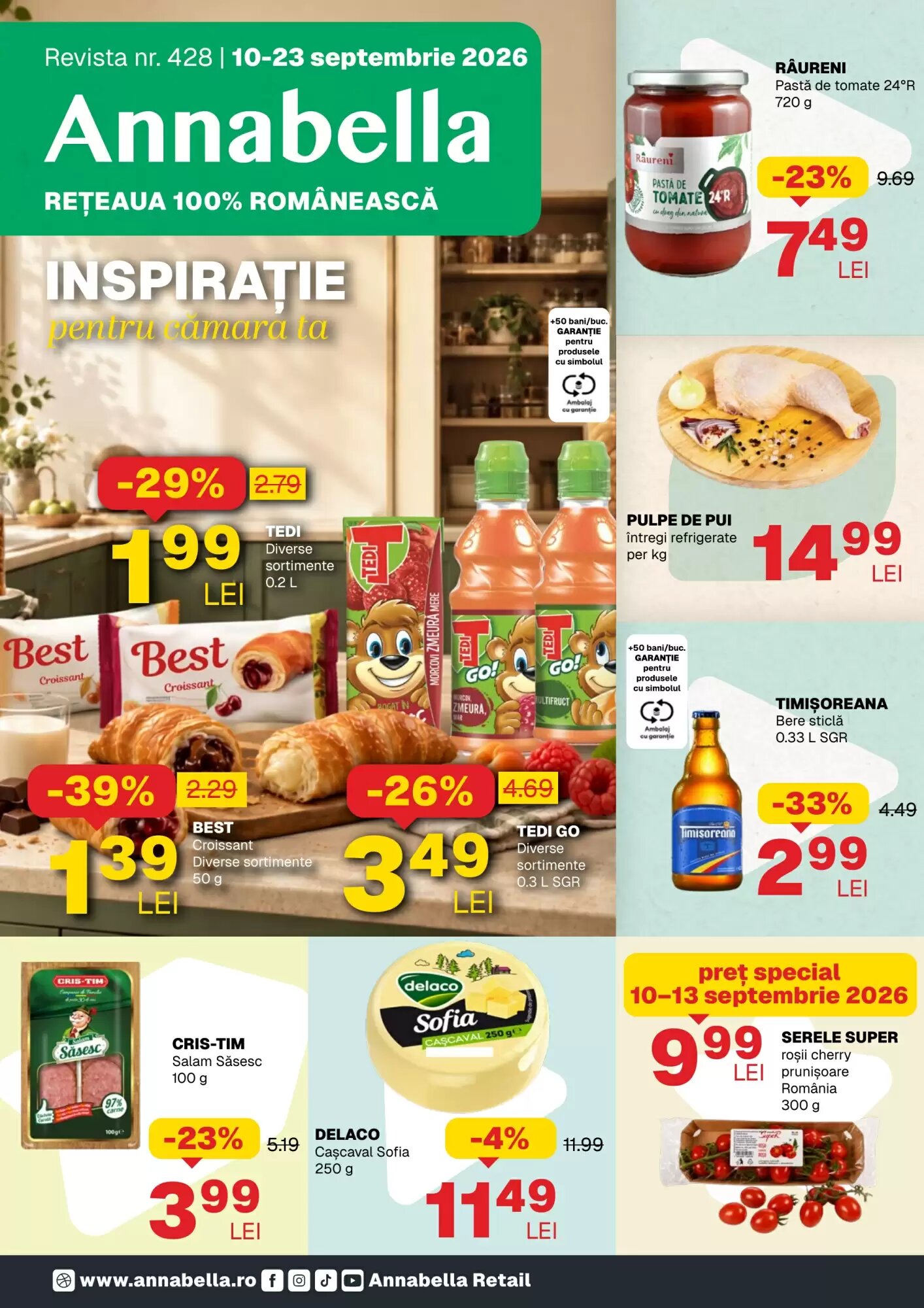 Catalogul cu oferte Annabella valabil de la 10.09.2026 - Pagina 1.