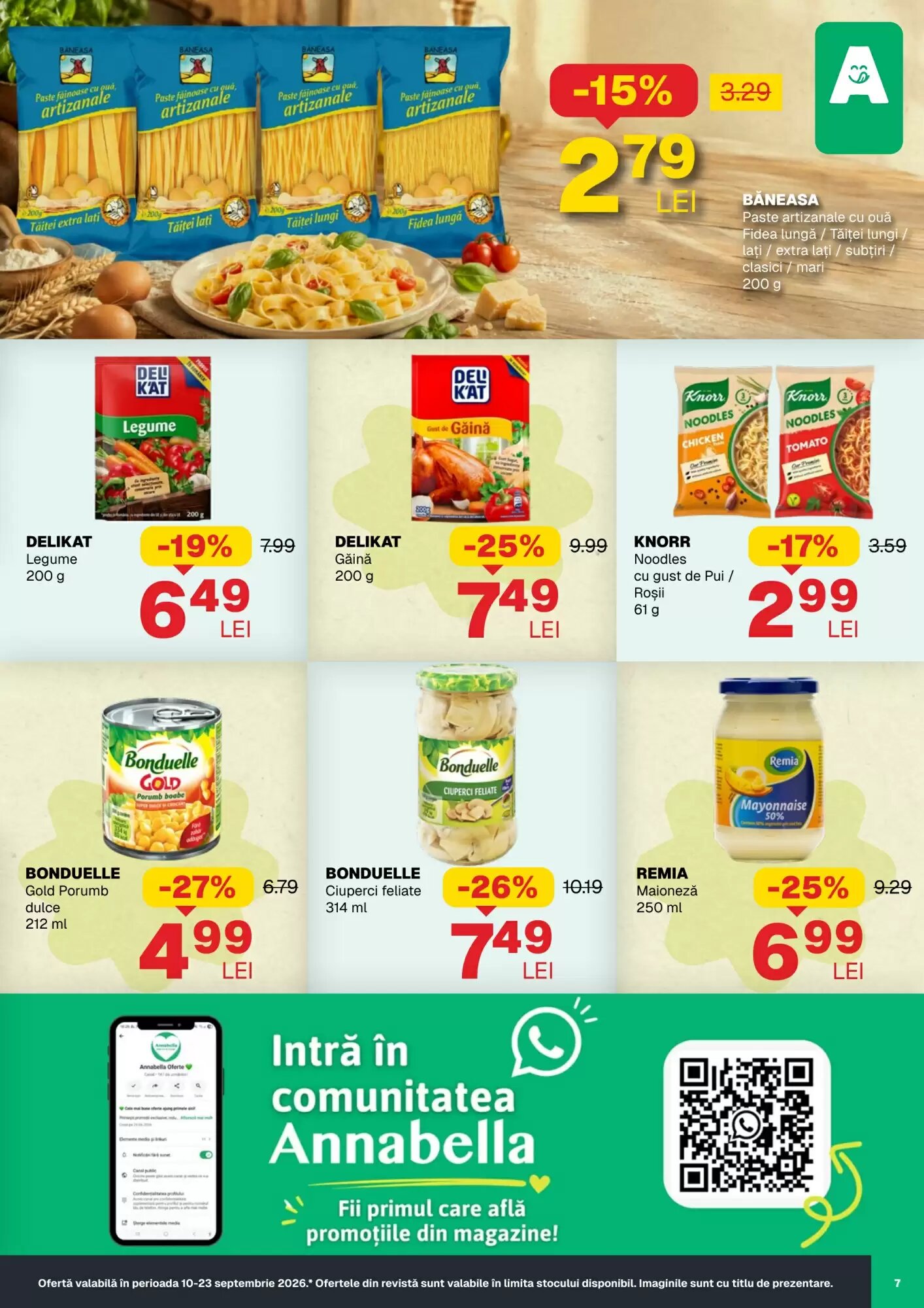 Catalogul cu oferte Annabella valabil de la 10.09.2026 - Pagina 7.