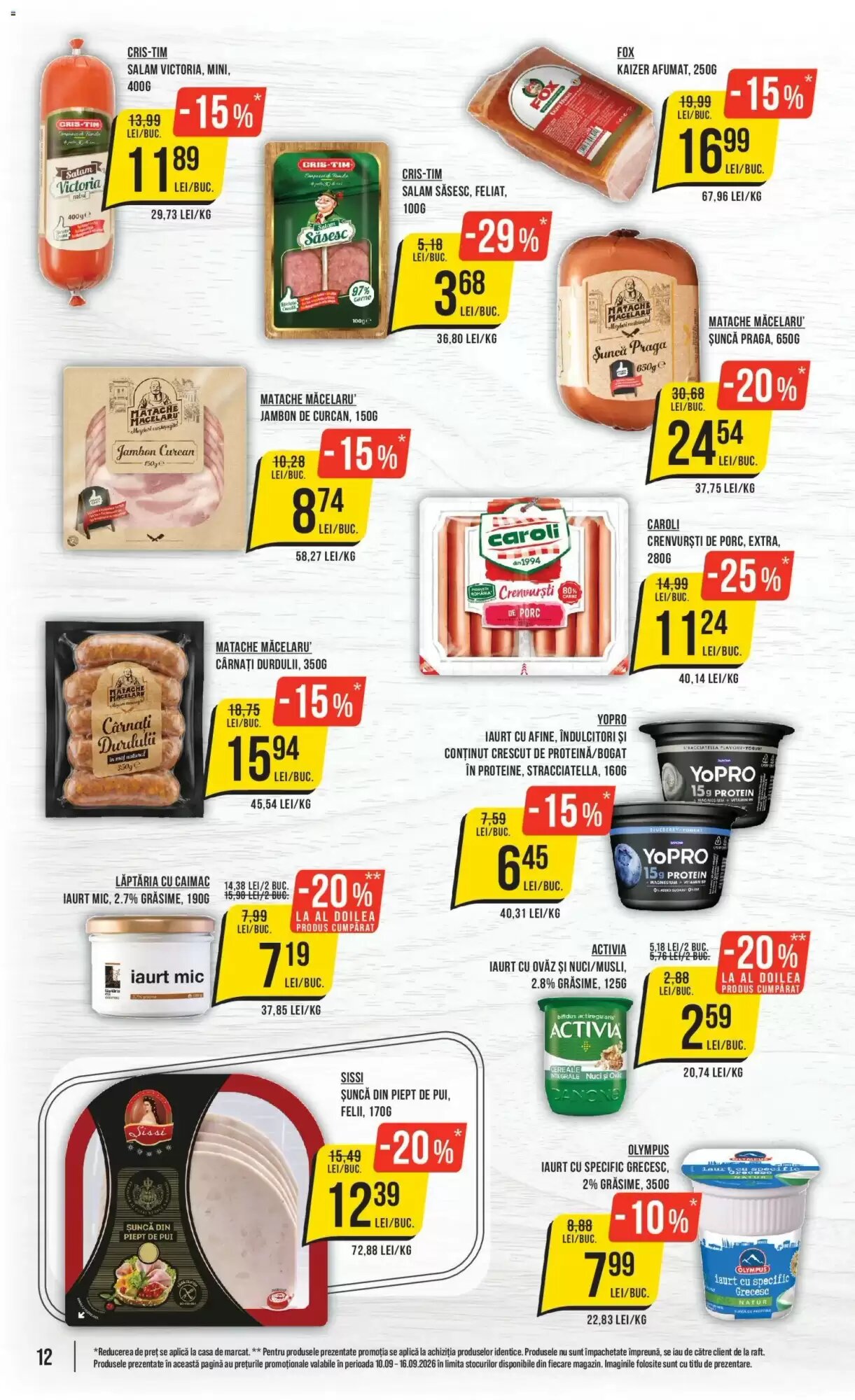 Catalogul cu oferte Mega Image valabil de la 10.09.2026 - Pagina 12.