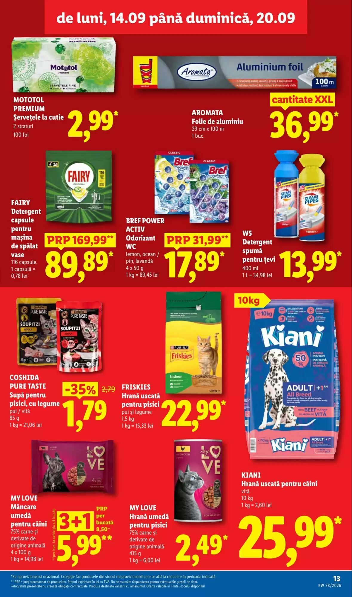 Catalogul cu oferte Lidl valabil de la 14.09.2026 - Pagina 13.