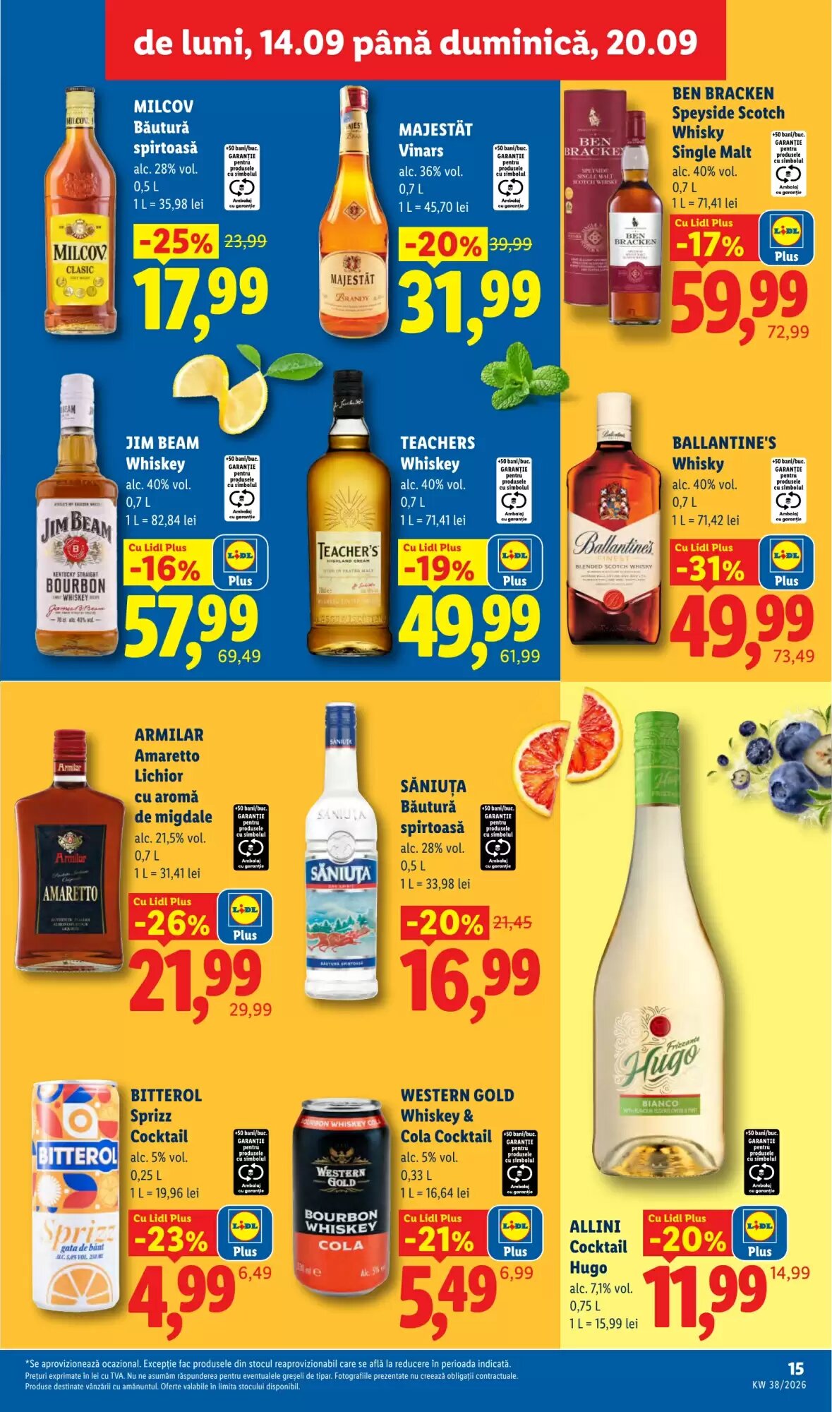 Catalogul cu oferte Lidl valabil de la 14.09.2026 - Pagina 15.