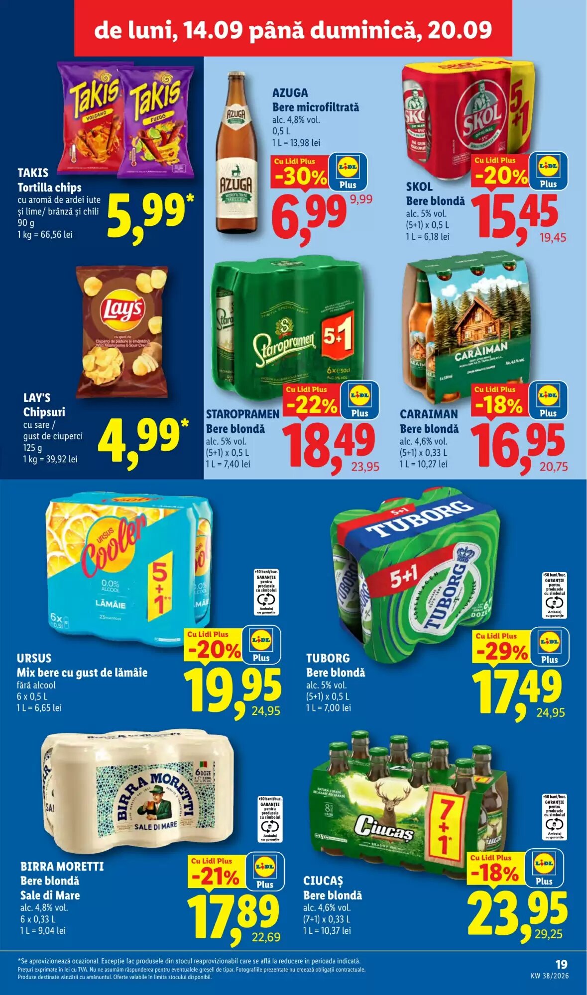 Catalogul cu oferte Lidl valabil de la 14.09.2026 - Pagina 19.
