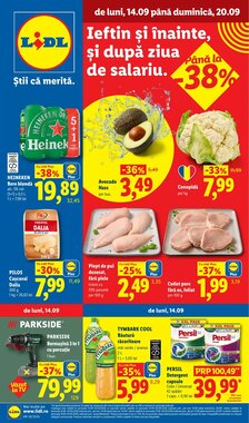 Catalogul cu oferte Lidl valabil de la 14.09.2026
