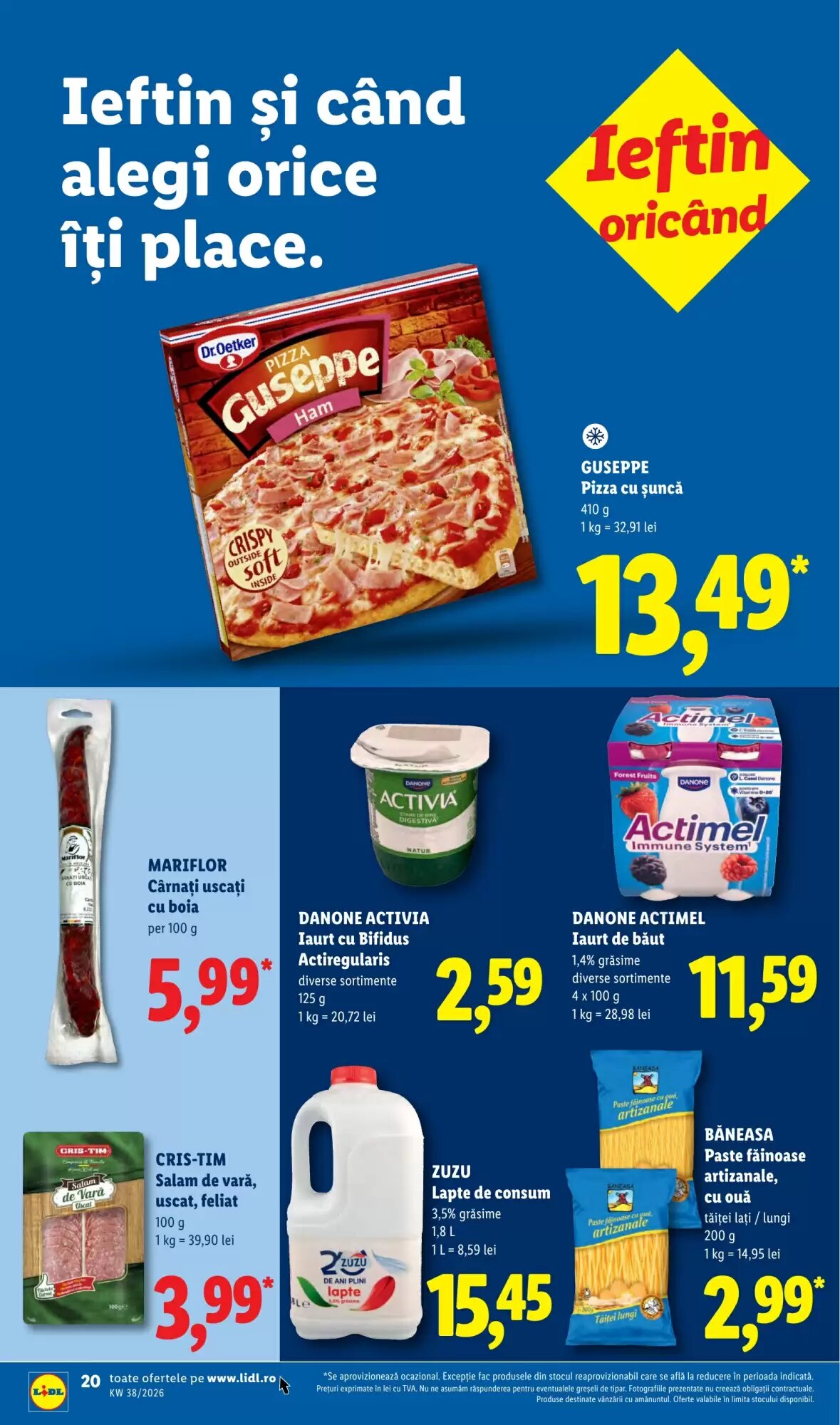 Catalogul cu oferte Lidl valabil de la 14.09.2026 - Pagina 20.