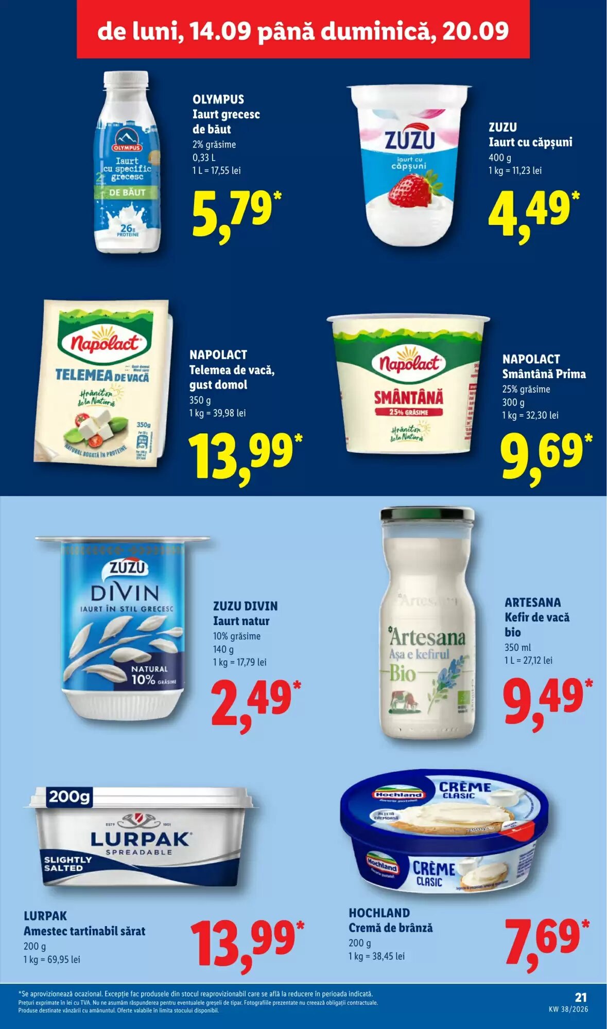 Catalogul cu oferte Lidl valabil de la 14.09.2026 - Pagina 21.