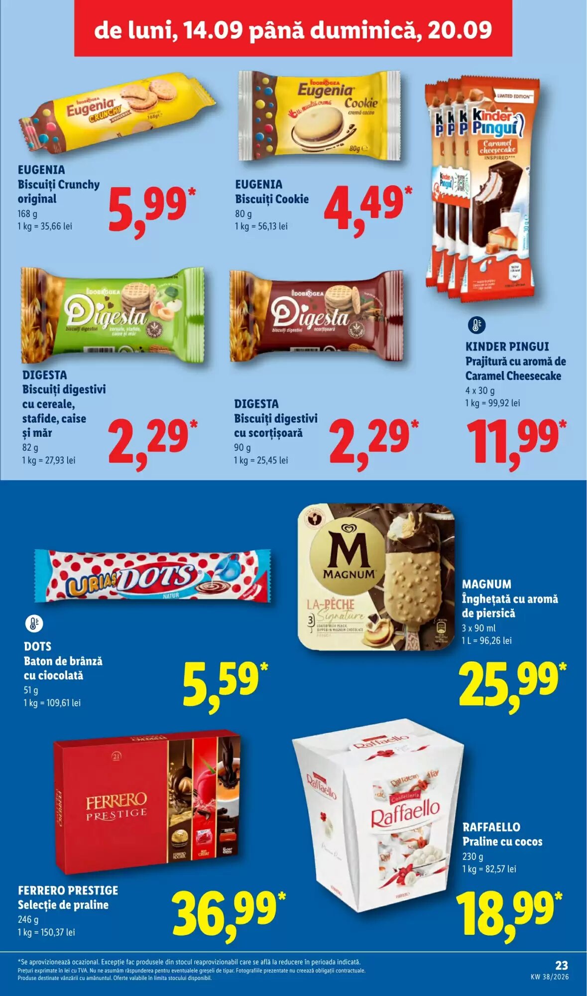 Catalogul cu oferte Lidl valabil de la 14.09.2026 - Pagina 23.