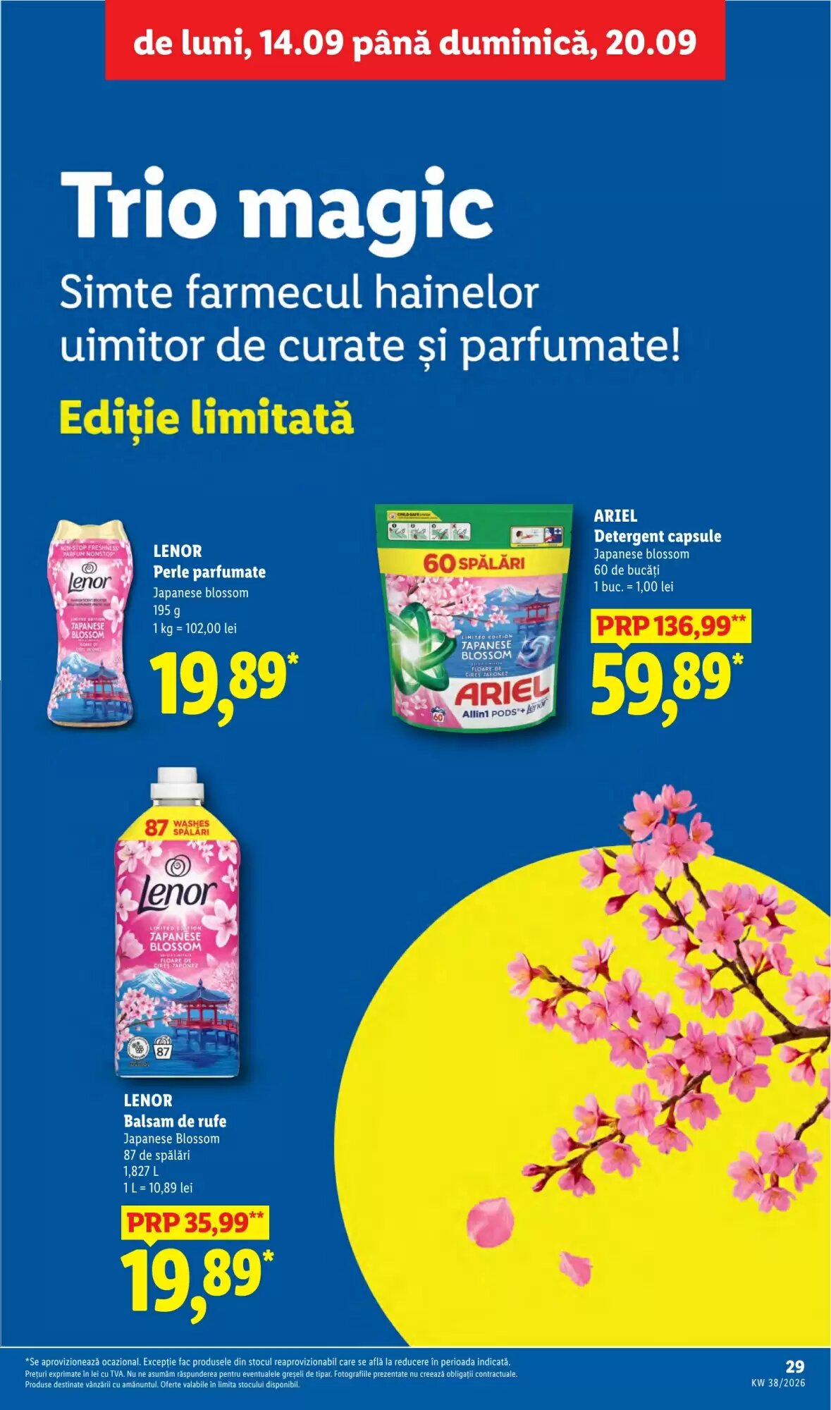 Catalogul cu oferte Lidl valabil de la 14.09.2026 - Pagina 29.