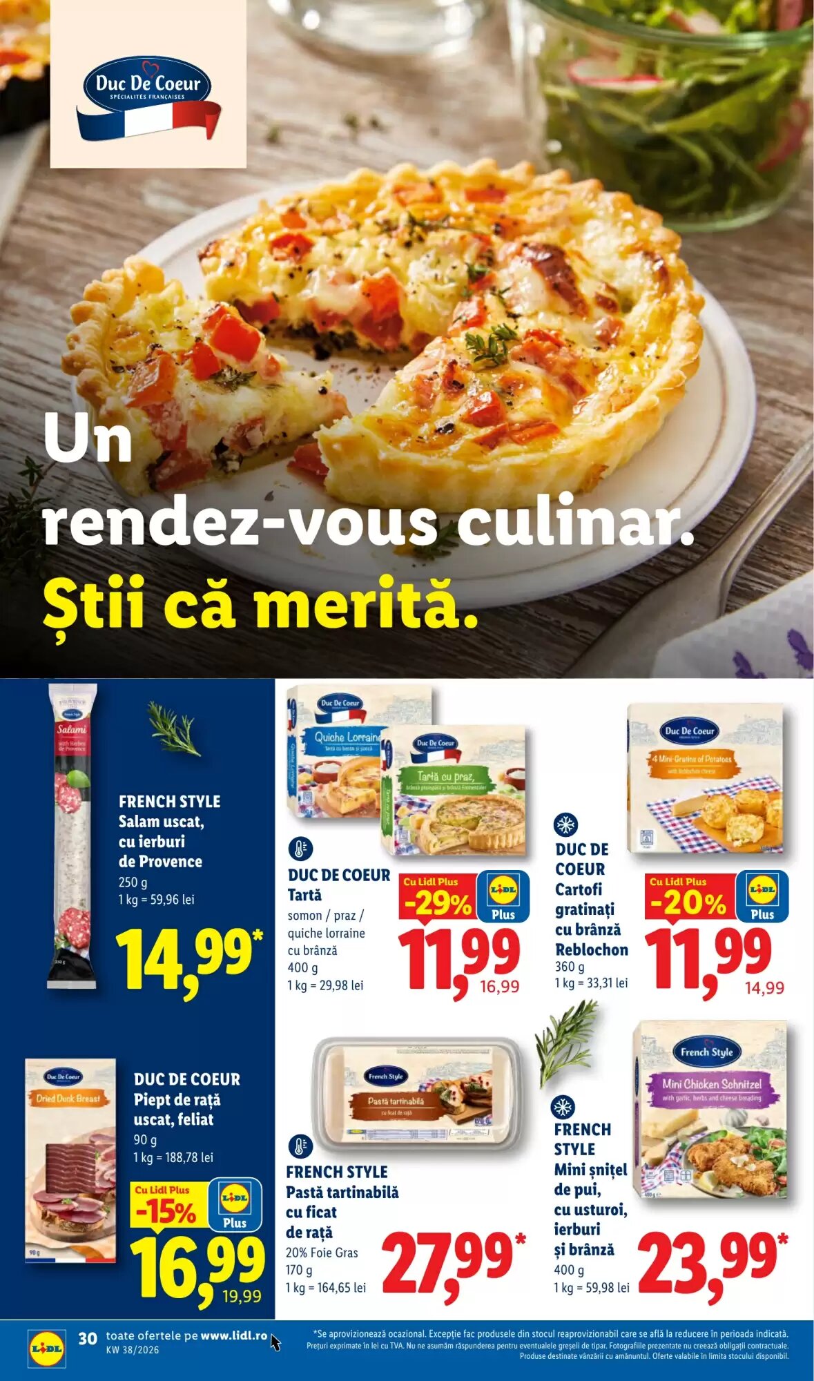 Catalogul cu oferte Lidl valabil de la 14.09.2026 - Pagina 30.