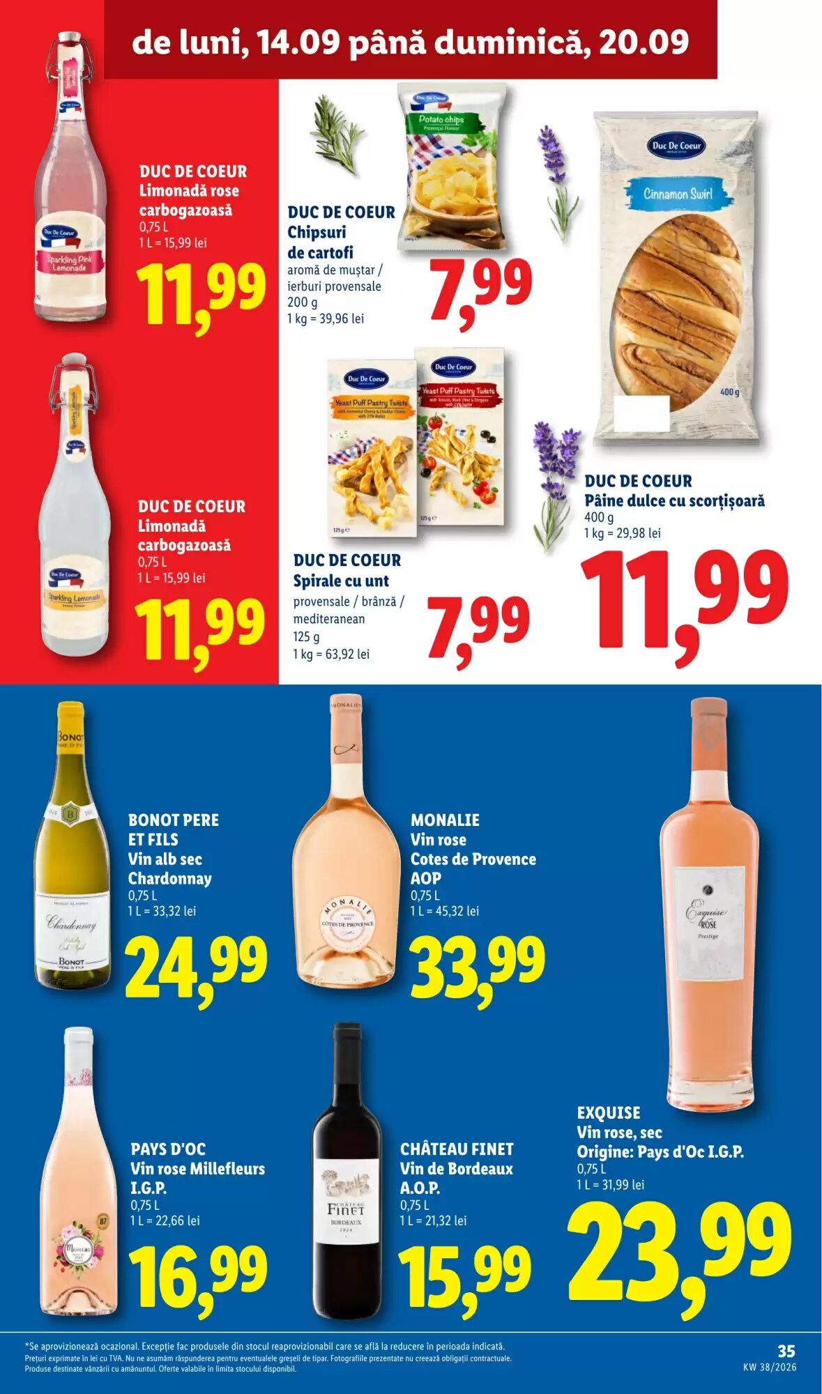 Catalogul cu oferte Lidl valabil de la 14.09.2026 - Pagina 35.