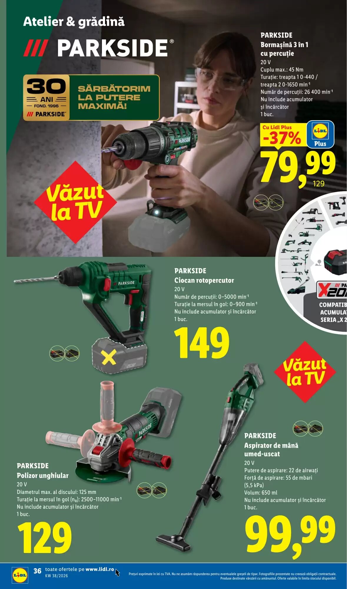 Catalogul cu oferte Lidl valabil de la 14.09.2026 - Pagina 36.