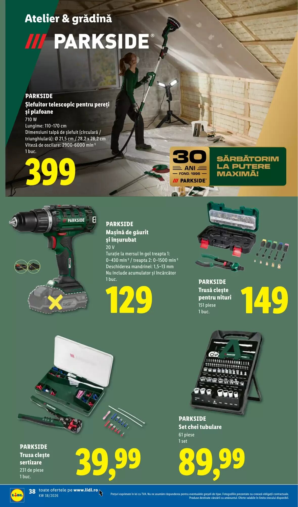 Catalogul cu oferte Lidl valabil de la 14.09.2026 - Pagina 38.