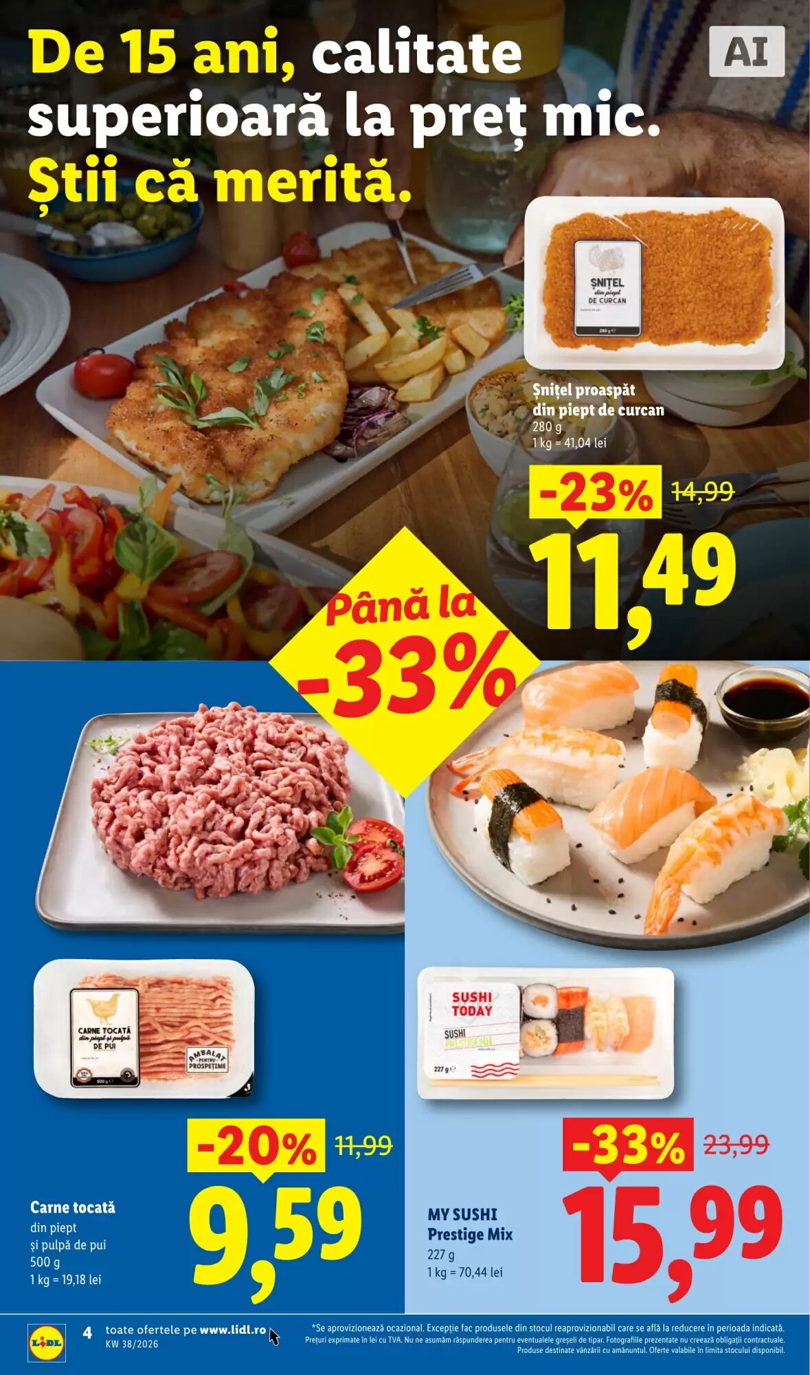 Catalogul cu oferte Lidl valabil de la 14.09.2026 - Pagina 4.