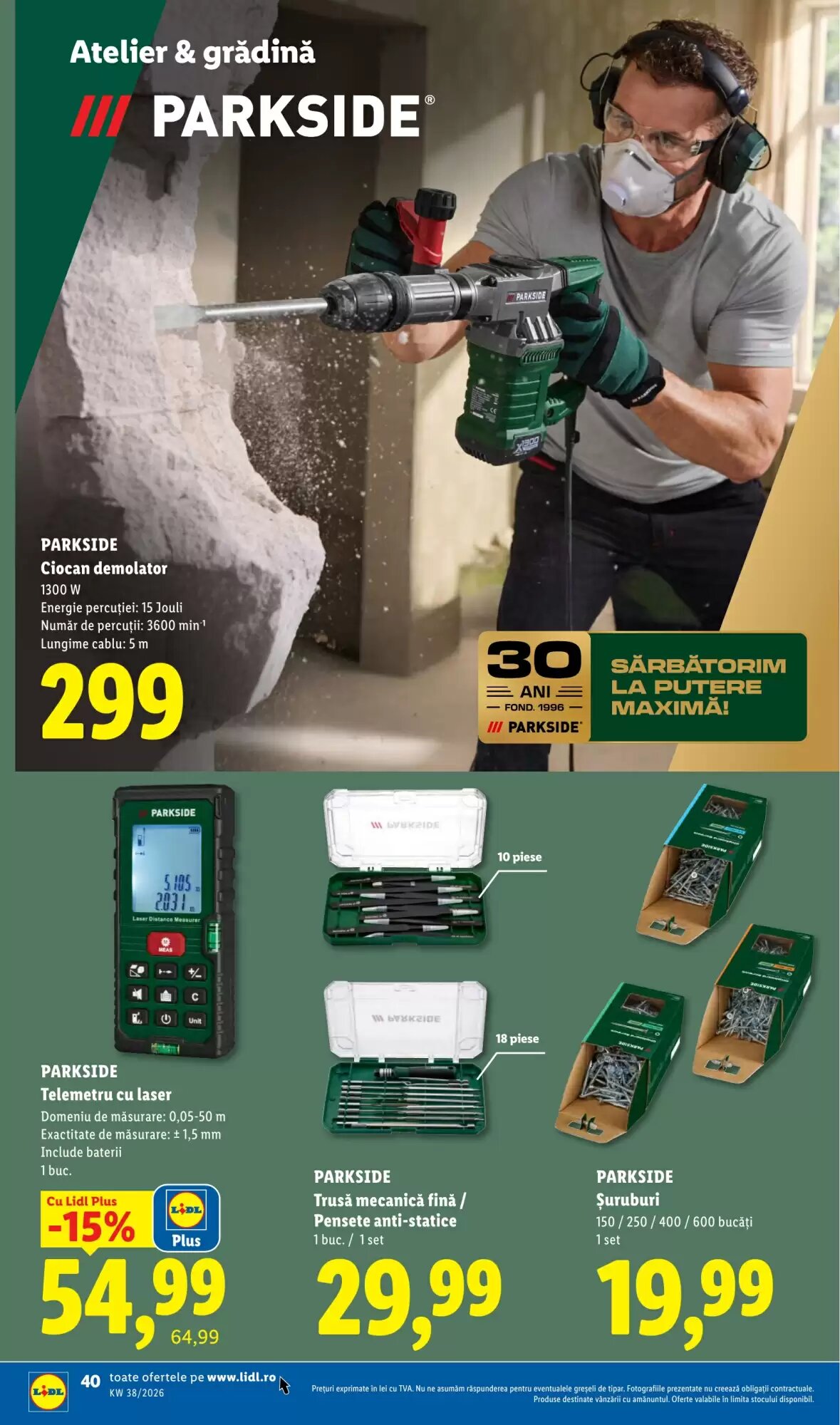 Catalogul cu oferte Lidl valabil de la 14.09.2026 - Pagina 40.