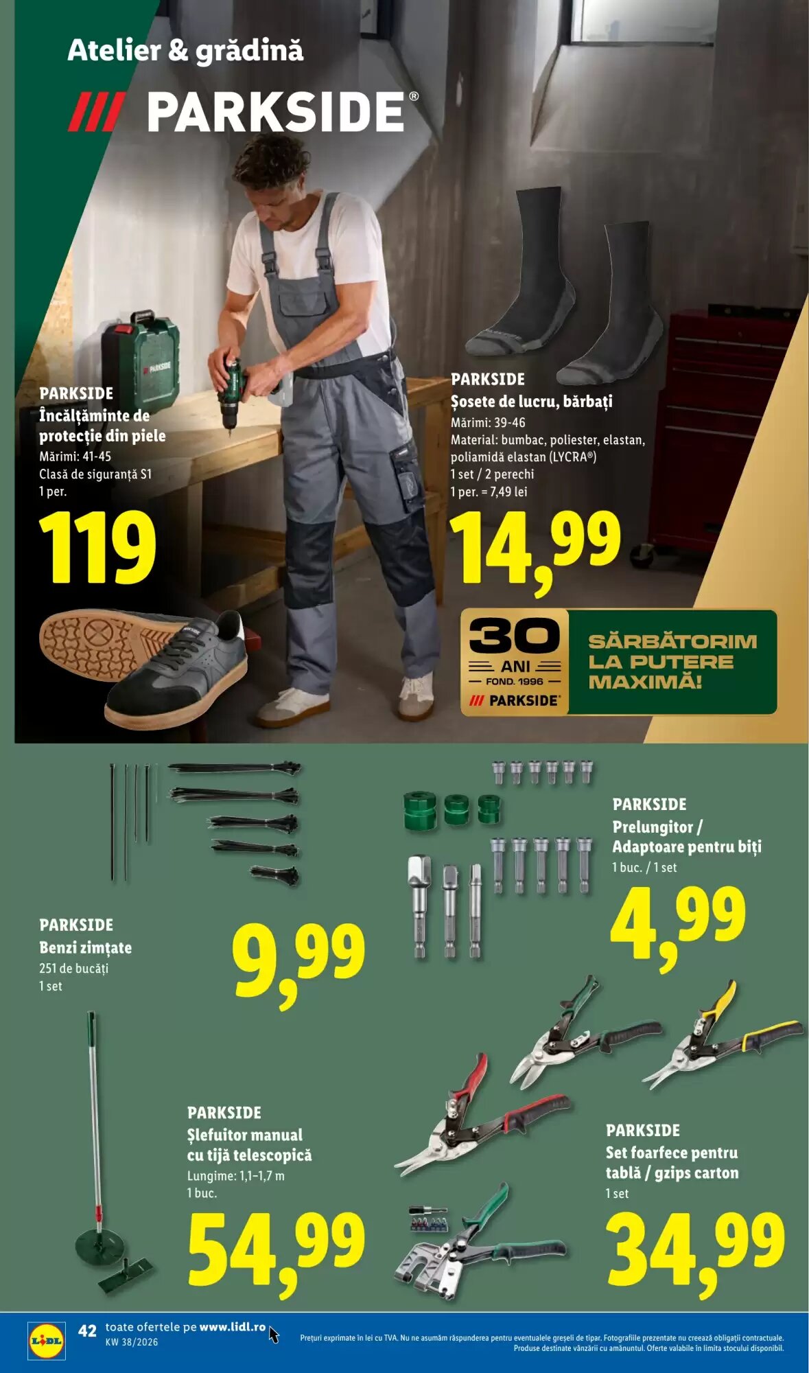 Catalogul cu oferte Lidl valabil de la 14.09.2026 - Pagina 42.