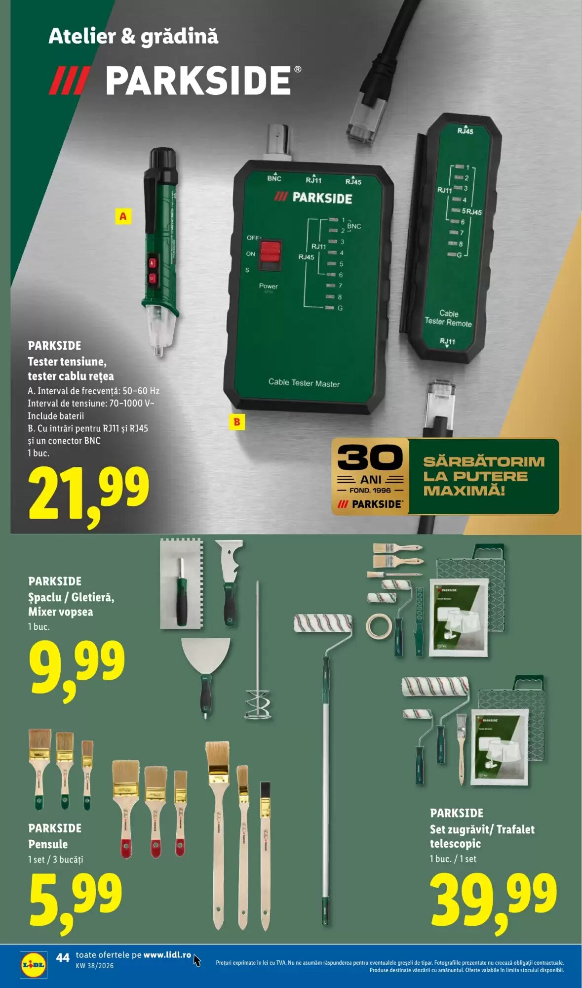 Catalogul cu oferte Lidl valabil de la 14.09.2026 - Pagina 44.