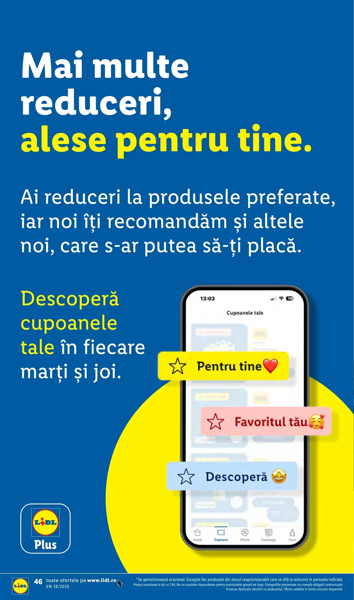 Catalogul cu oferte Lidl valabil de la 14.09.2026 - Pagina 46.