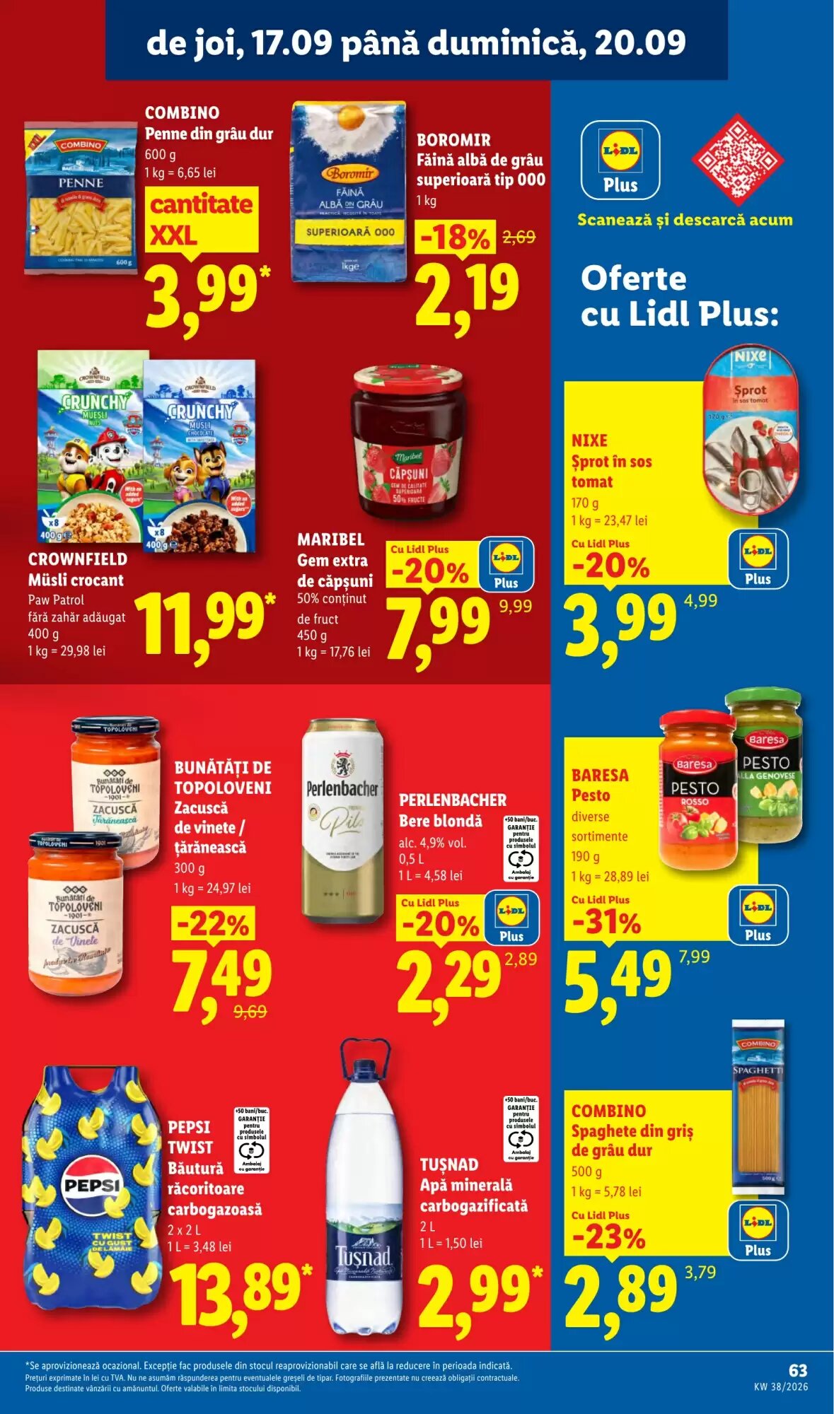 Catalogul cu oferte Lidl valabil de la 14.09.2026 - Pagina 63.