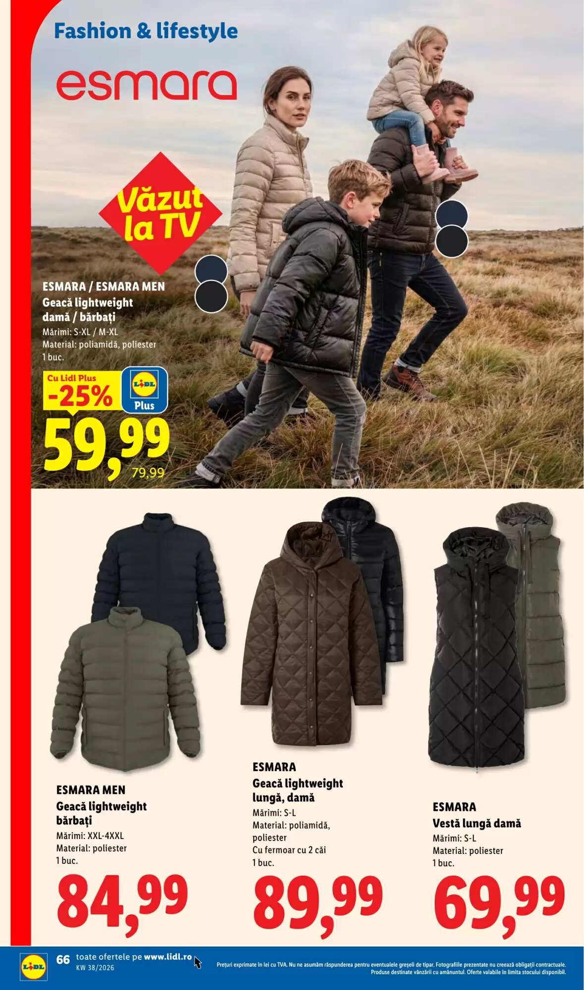 Catalogul cu oferte Lidl valabil de la 14.09.2026 - Pagina 66.