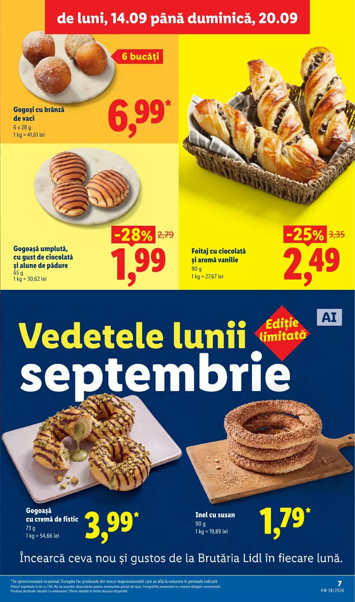 Catalogul cu oferte Lidl valabil de la 14.09.2026 - Pagina 7.