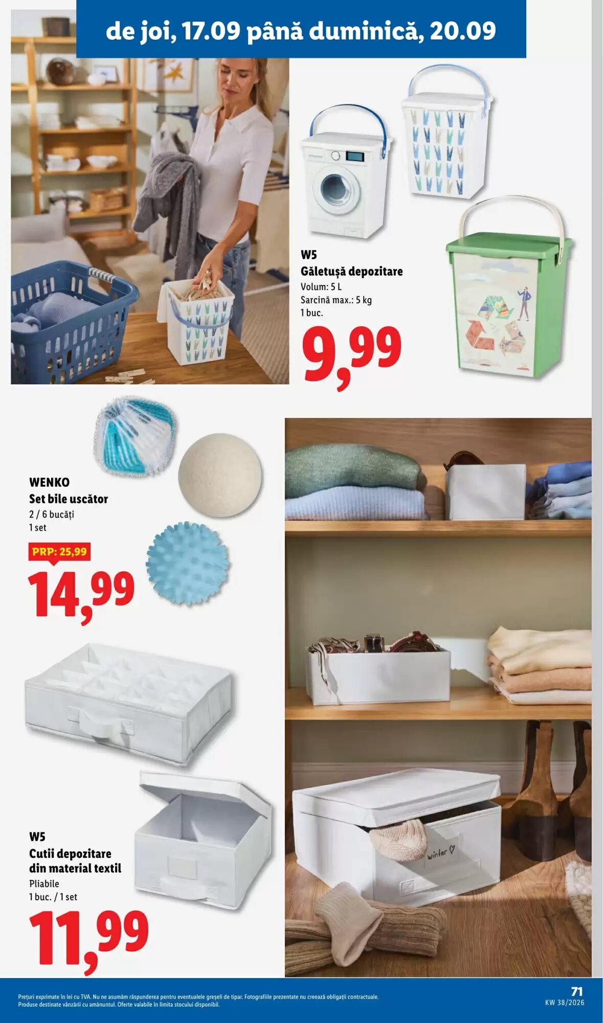 Catalogul cu oferte Lidl valabil de la 14.09.2026 - Pagina 71.