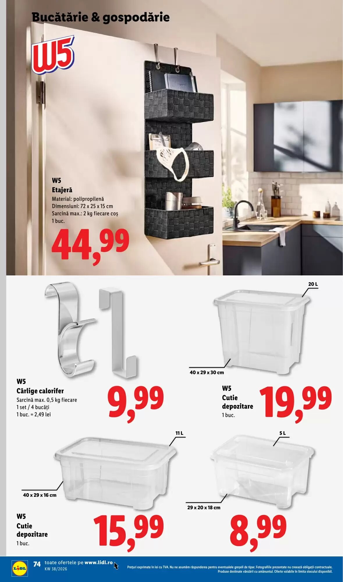 Catalogul cu oferte Lidl valabil de la 14.09.2026 - Pagina 74.