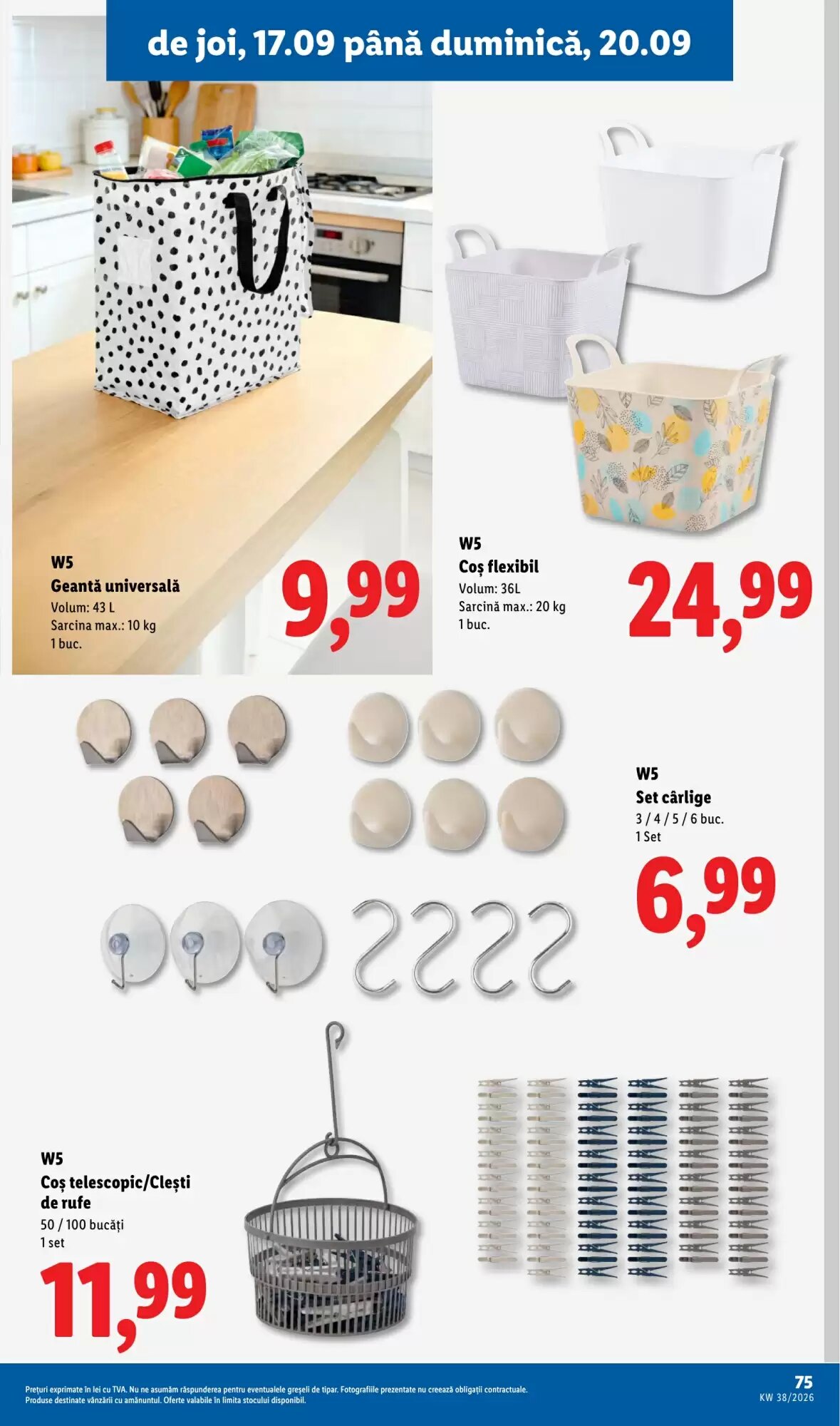 Catalogul cu oferte Lidl valabil de la 14.09.2026 - Pagina 75.