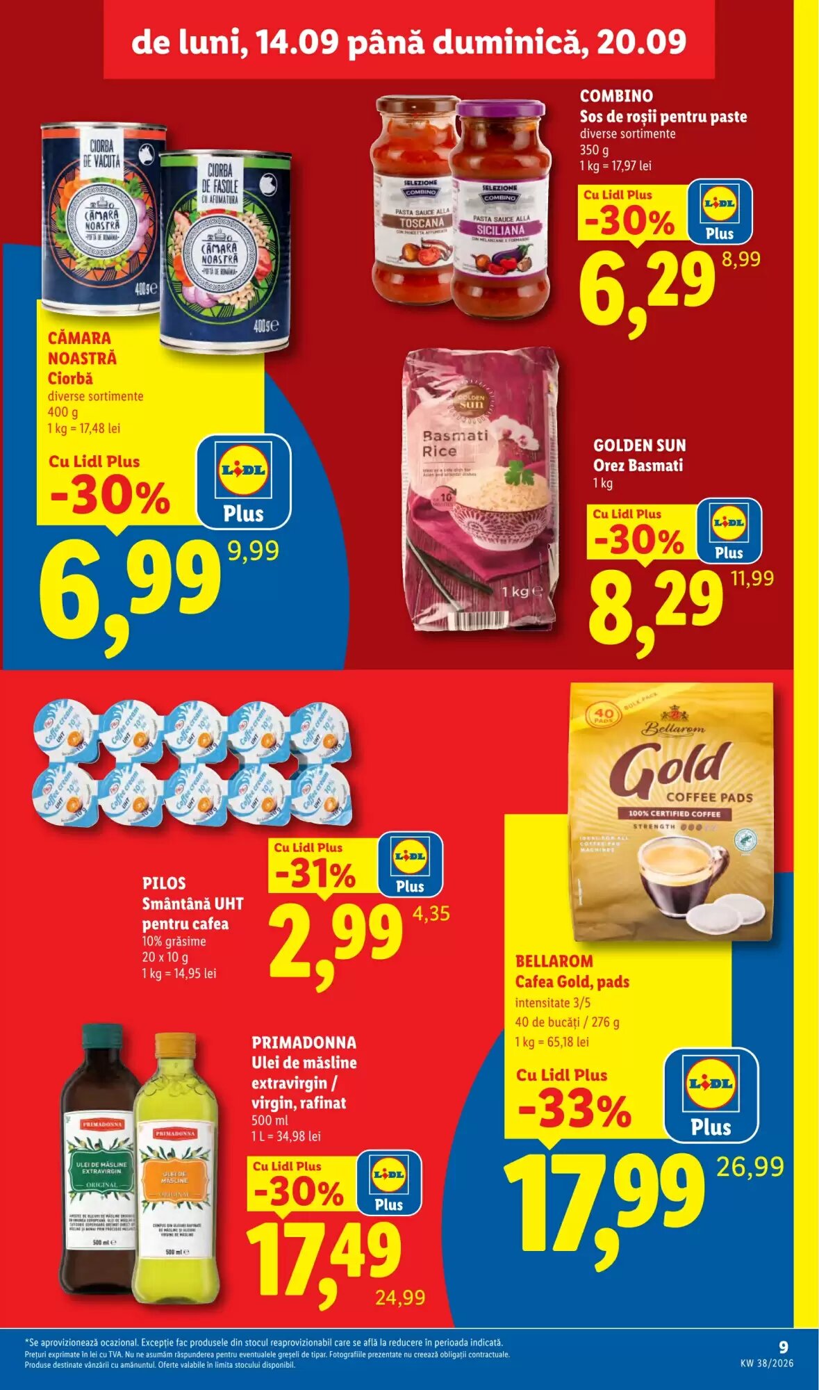 Catalogul cu oferte Lidl valabil de la 14.09.2026 - Pagina 9.