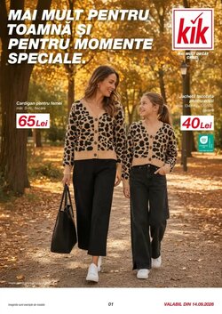 Catalogul cu oferte Kik valabil de la 14.09.2026