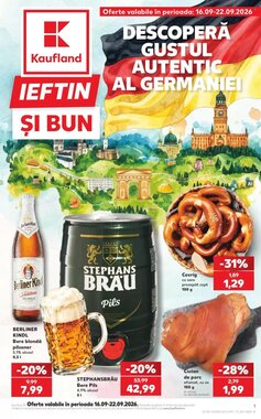 Catalogul cu oferte Kaufland valabil de la 16.09.2026