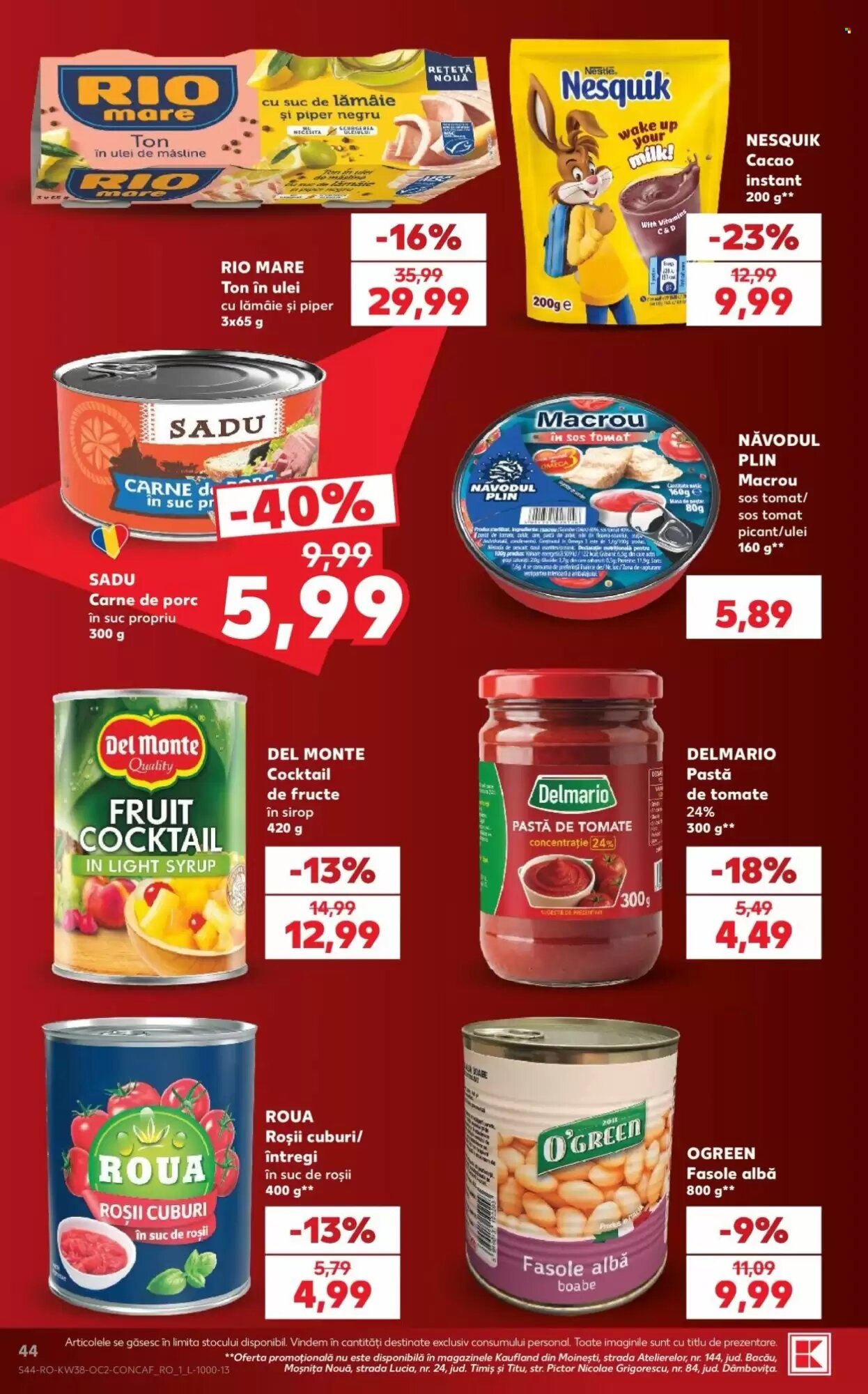 Catalogul cu oferte Kaufland valabil de la 16.09.2026 - Pagina 44.