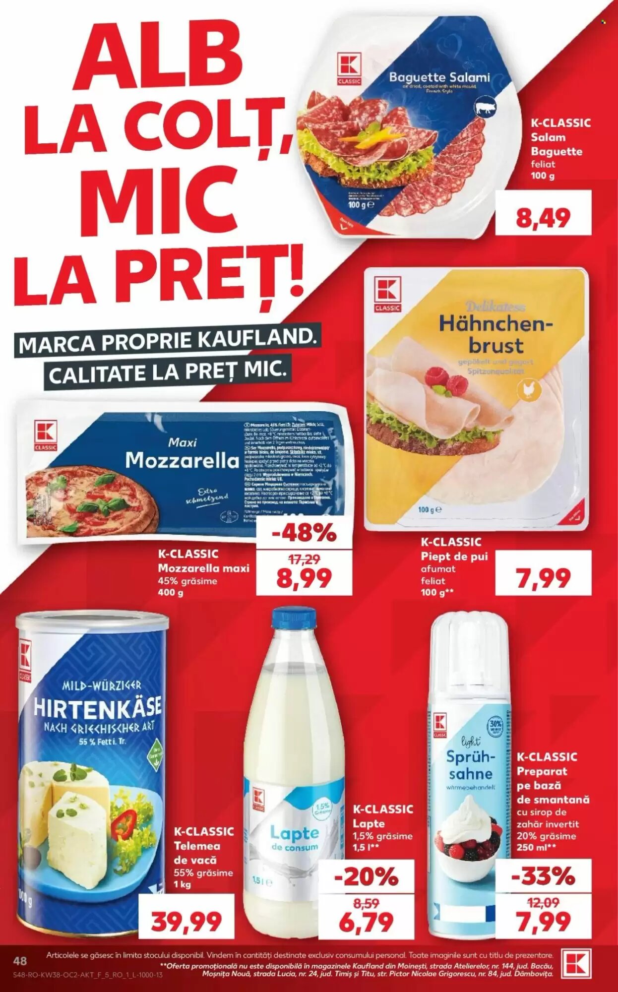 Catalogul cu oferte Kaufland valabil de la 16.09.2026 - Pagina 48.